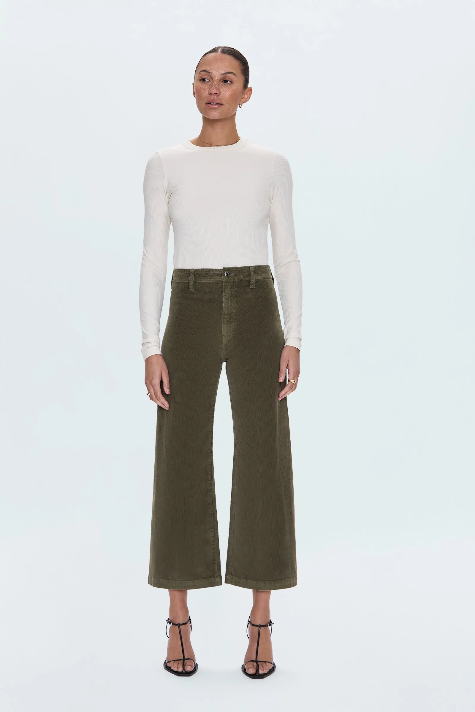 Penny Crop High Rise Wide Leg Pant - Sequoia sold by Pistola product image thumbnail 2
