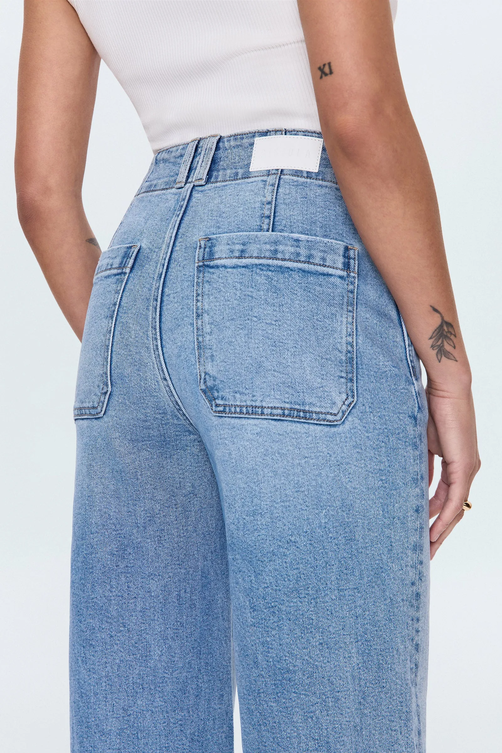 Lana High Rise Ultra Wide Leg Jean - Terrace sold by Pistola product image thumbnail 5