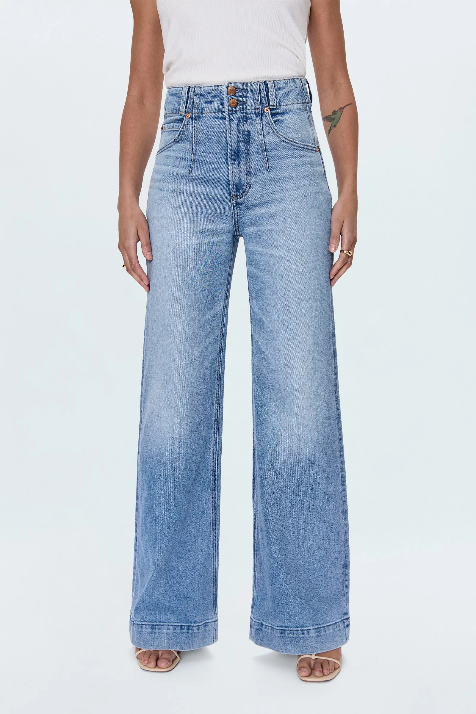 Lana High Rise Ultra Wide Leg Jean - Terrace sold by Pistola product image thumbnail 2