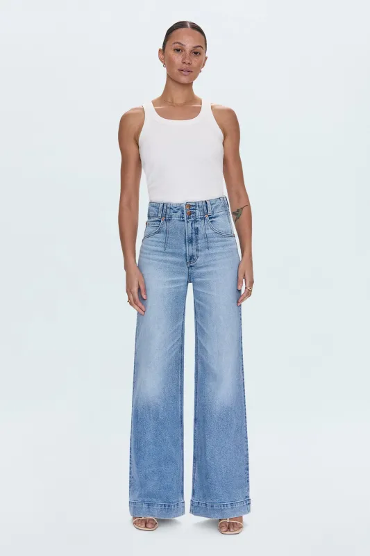 Lana High Rise Ultra Wide Leg Jean - Terrace sold by Pistola