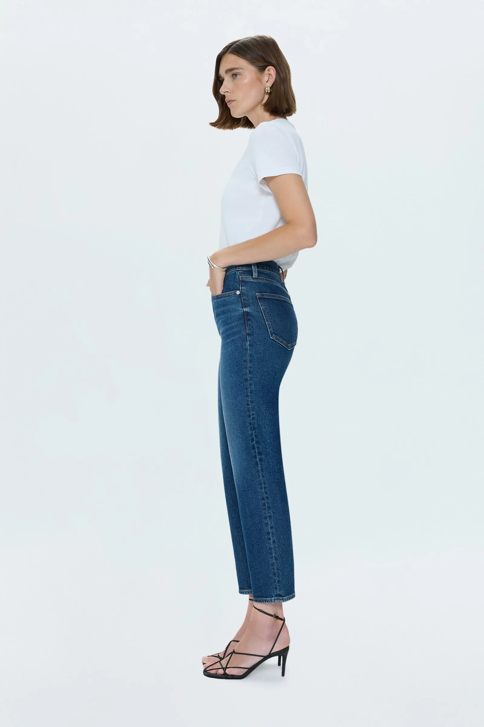 Charlie High Rise Classic Straight Jean - Broadway sold by Pistola product image thumbnail 4