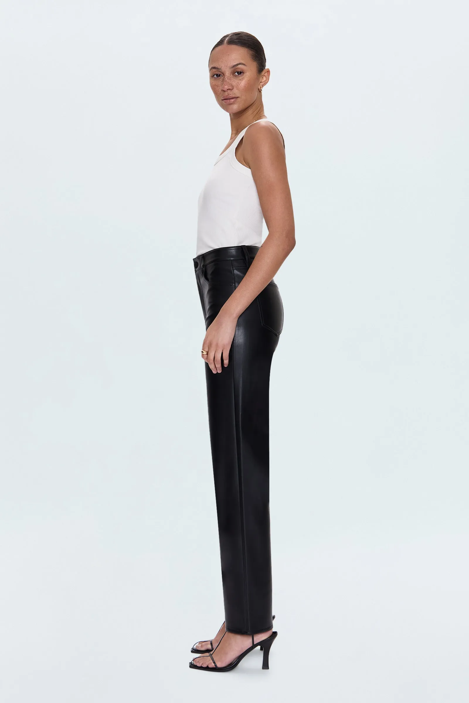 Cassie Super High Rise Straight Pant - Onyx sold by Pistola product image thumbnail 4