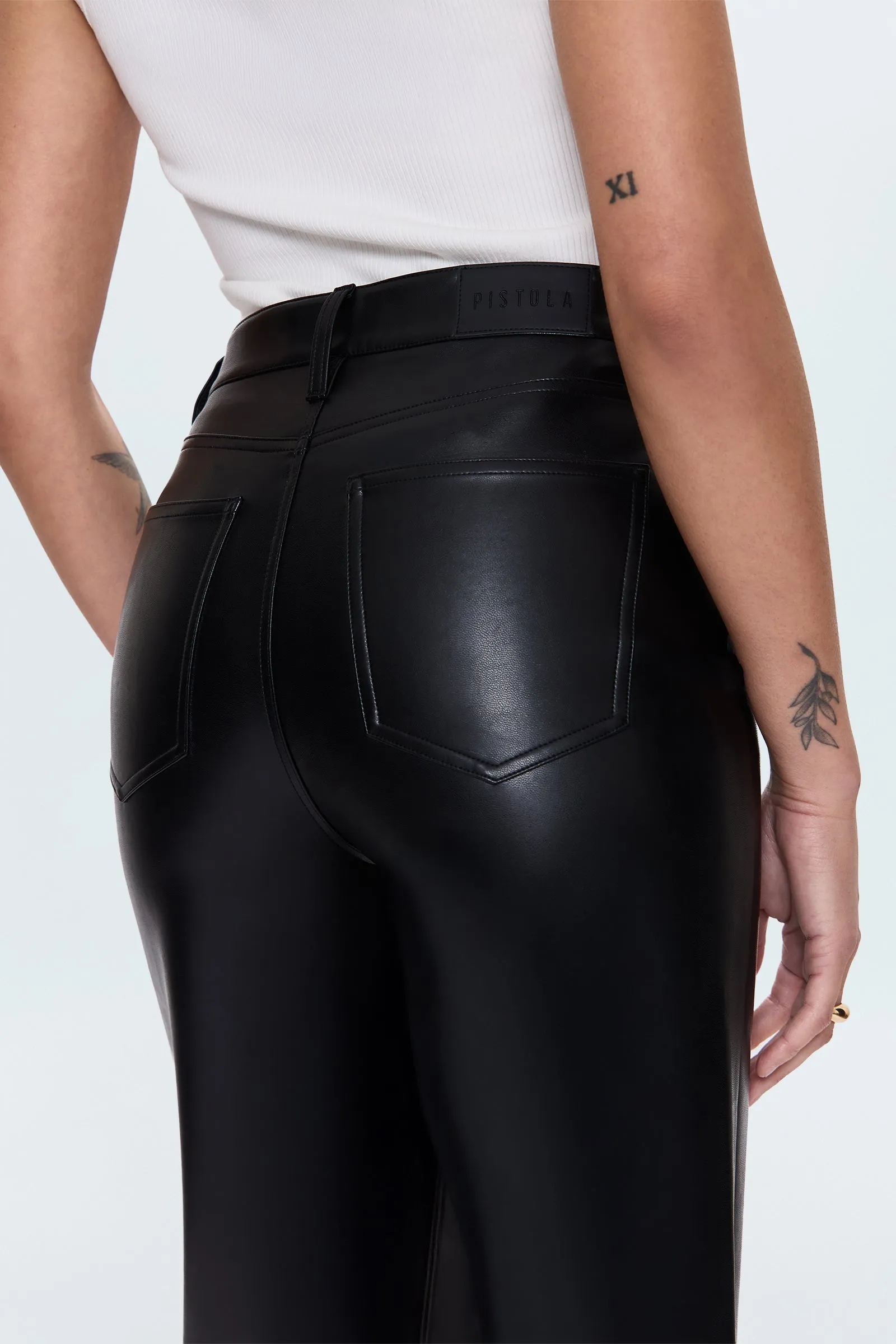 Cassie Super High Rise Straight Pant - Onyx sold by Pistola product image thumbnail 5