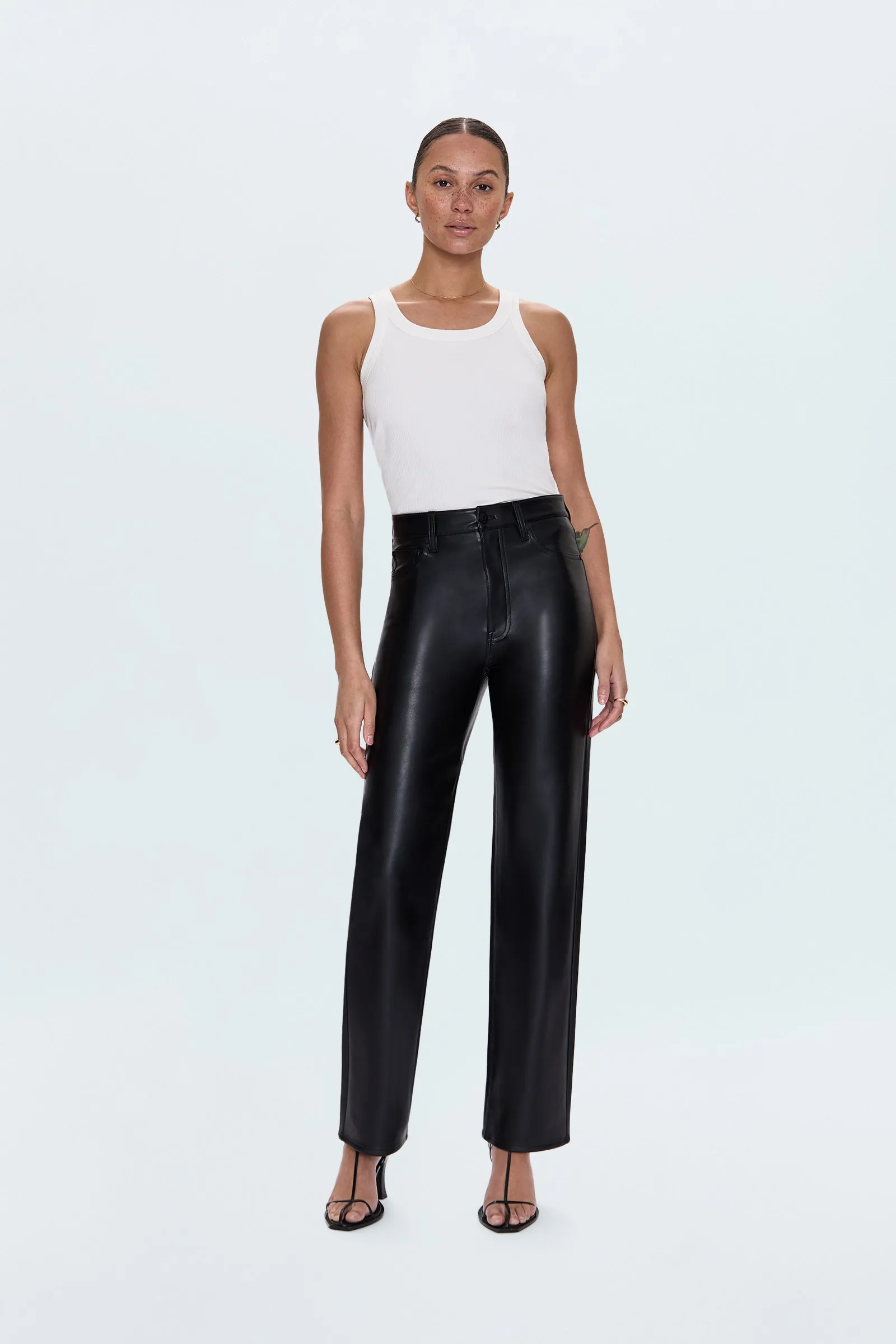 Cassie Super High Rise Straight Pant - Onyx sold by Pistola product image thumbnail 3