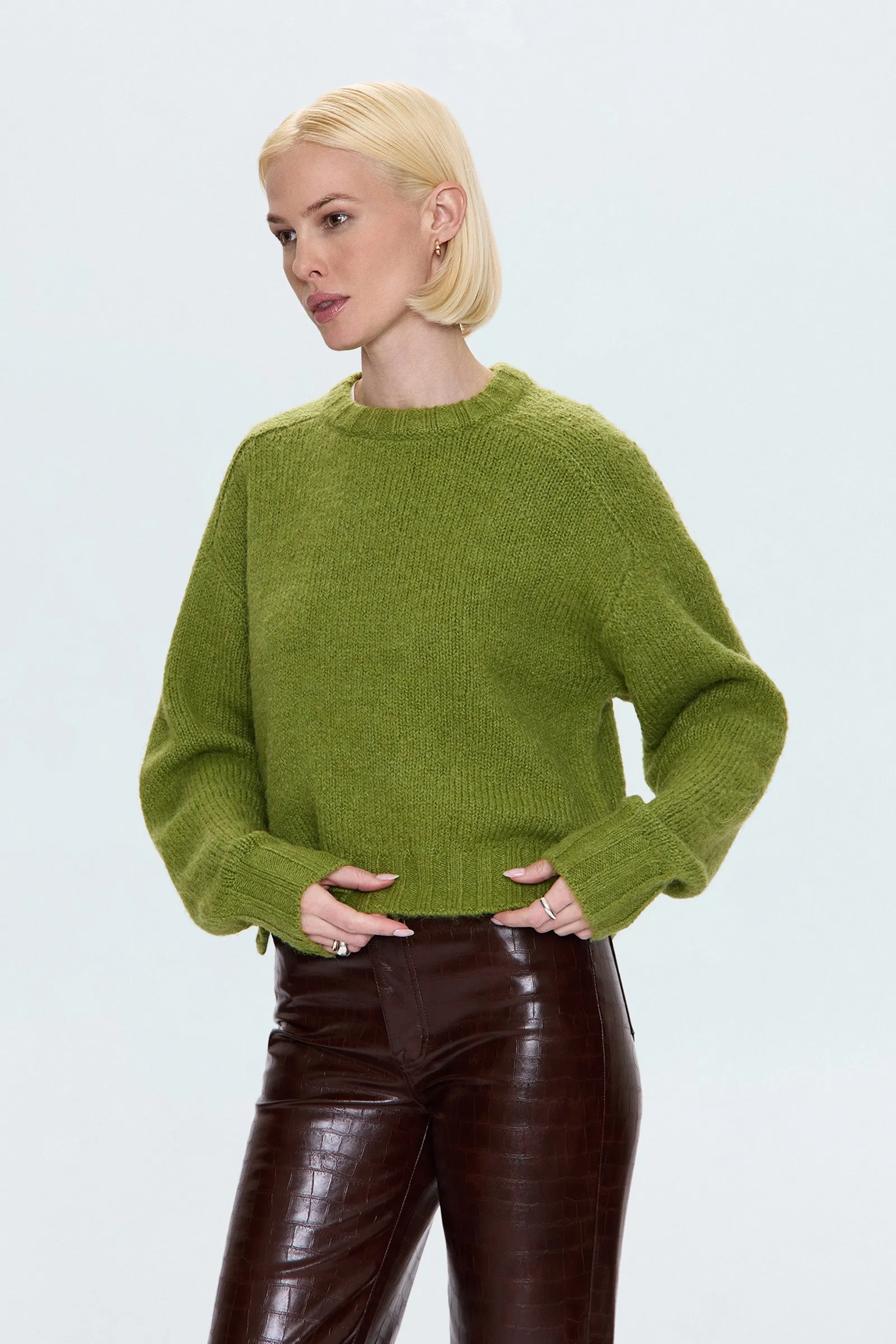 Adina Sweater - Pea Green sold by Pistola product image thumbnail 3
