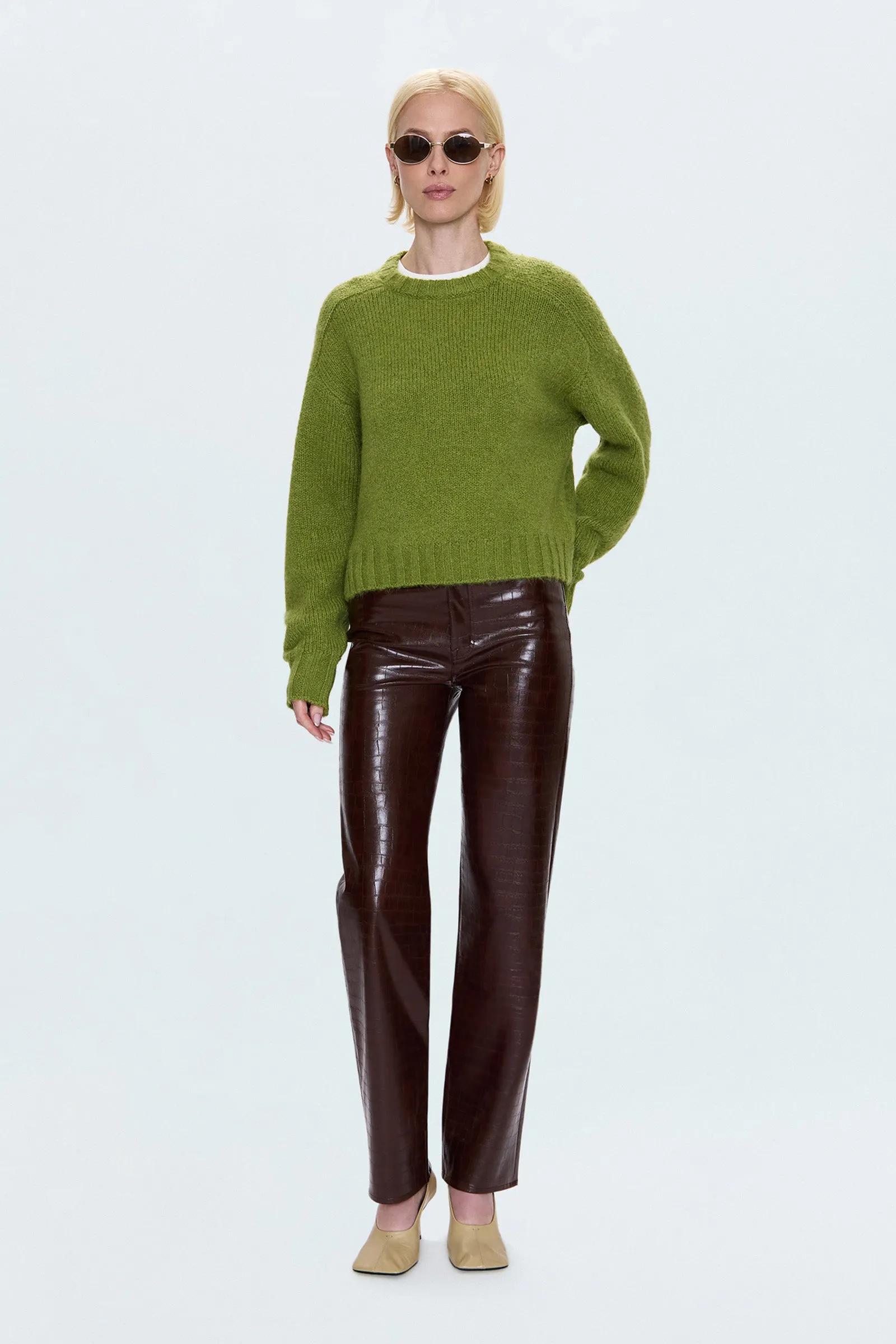 Adina Sweater - Pea Green sold by Pistola product image thumbnail 2