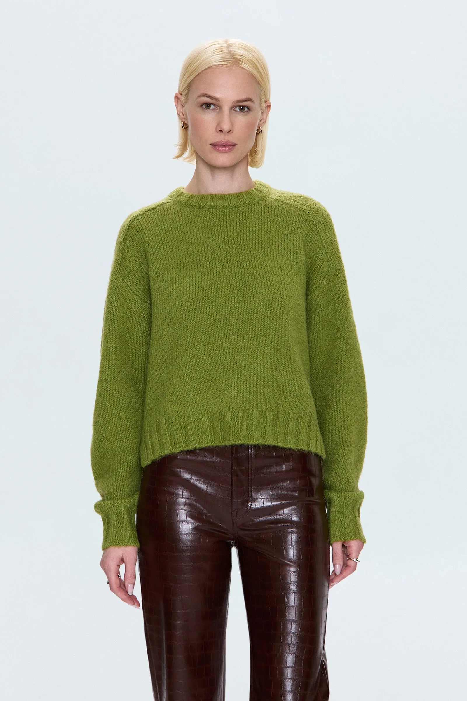 Adina Sweater - Pea Green sold by Pistola