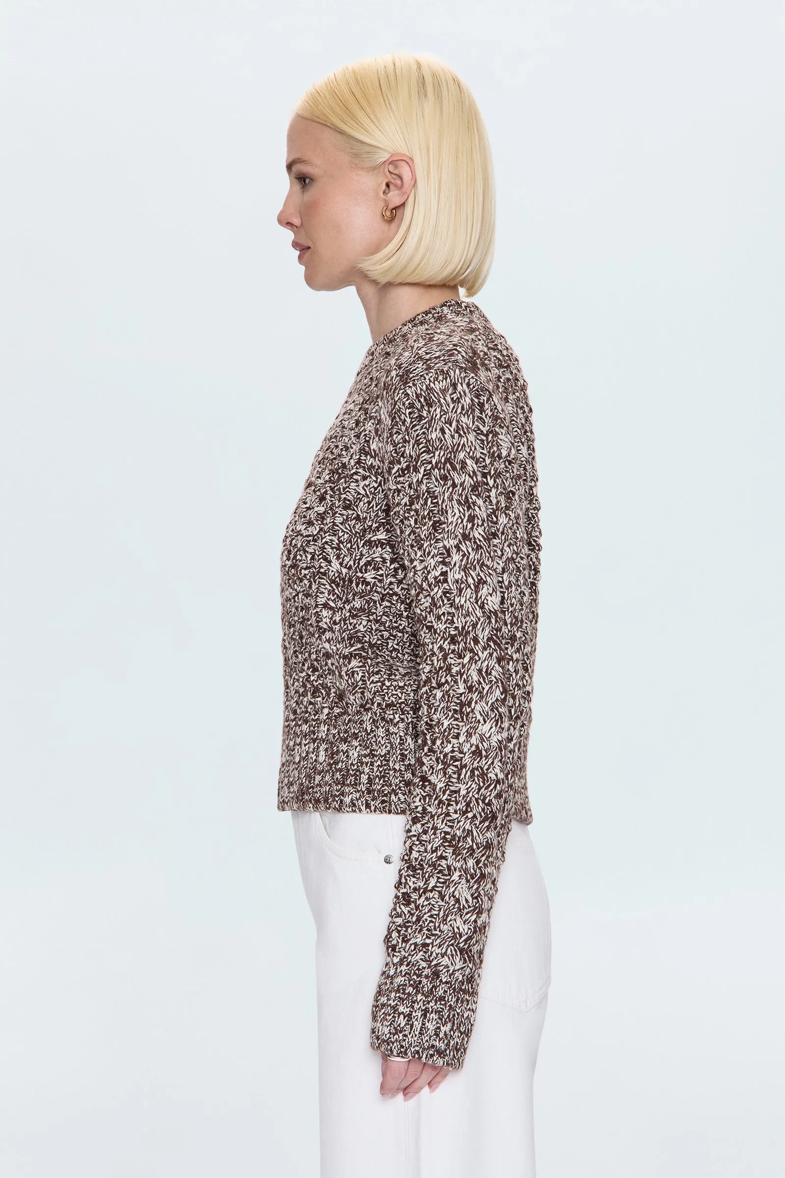 Quinn Sweater - Chocolate Marl sold by Pistola product image thumbnail 3