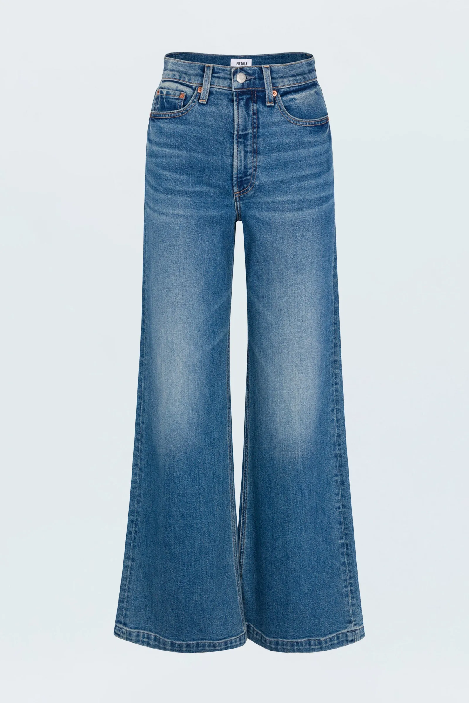 PETITE Lana High Rise Ultra Wide Leg Jean - Soho sold by Pistola