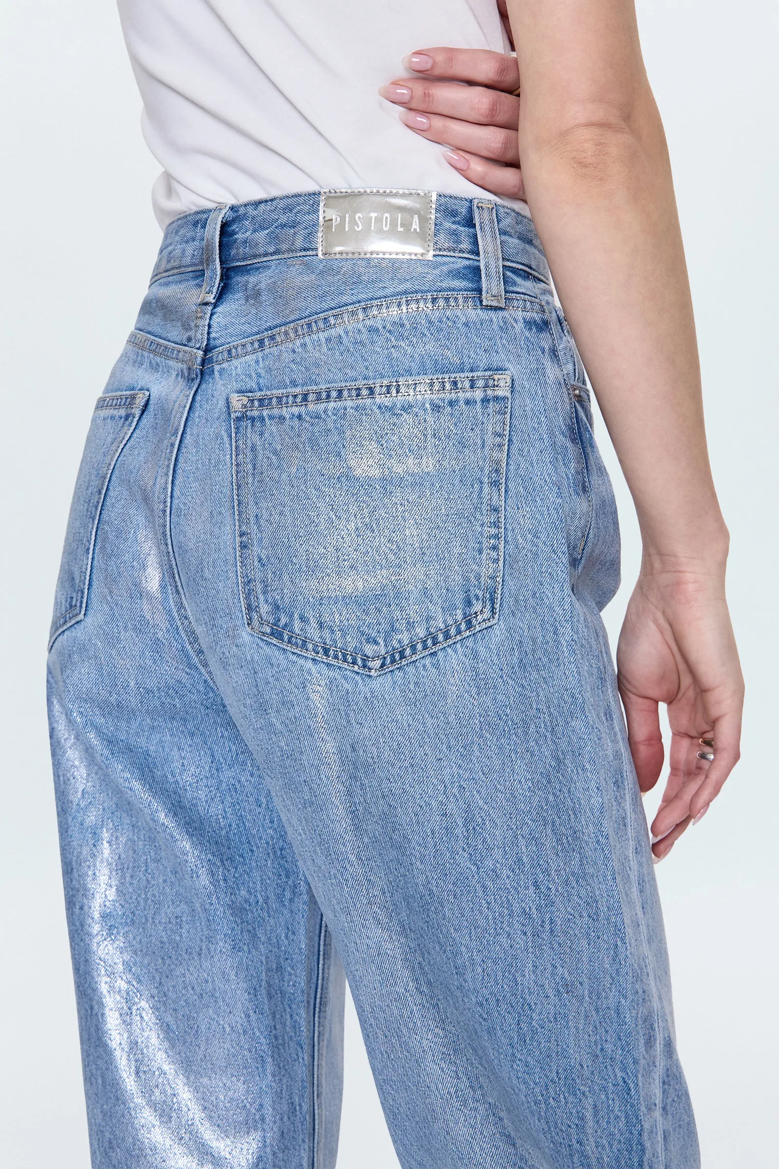 Wes High Rise Barrel Jean - Spellbound sold by Pistola product image thumbnail 4