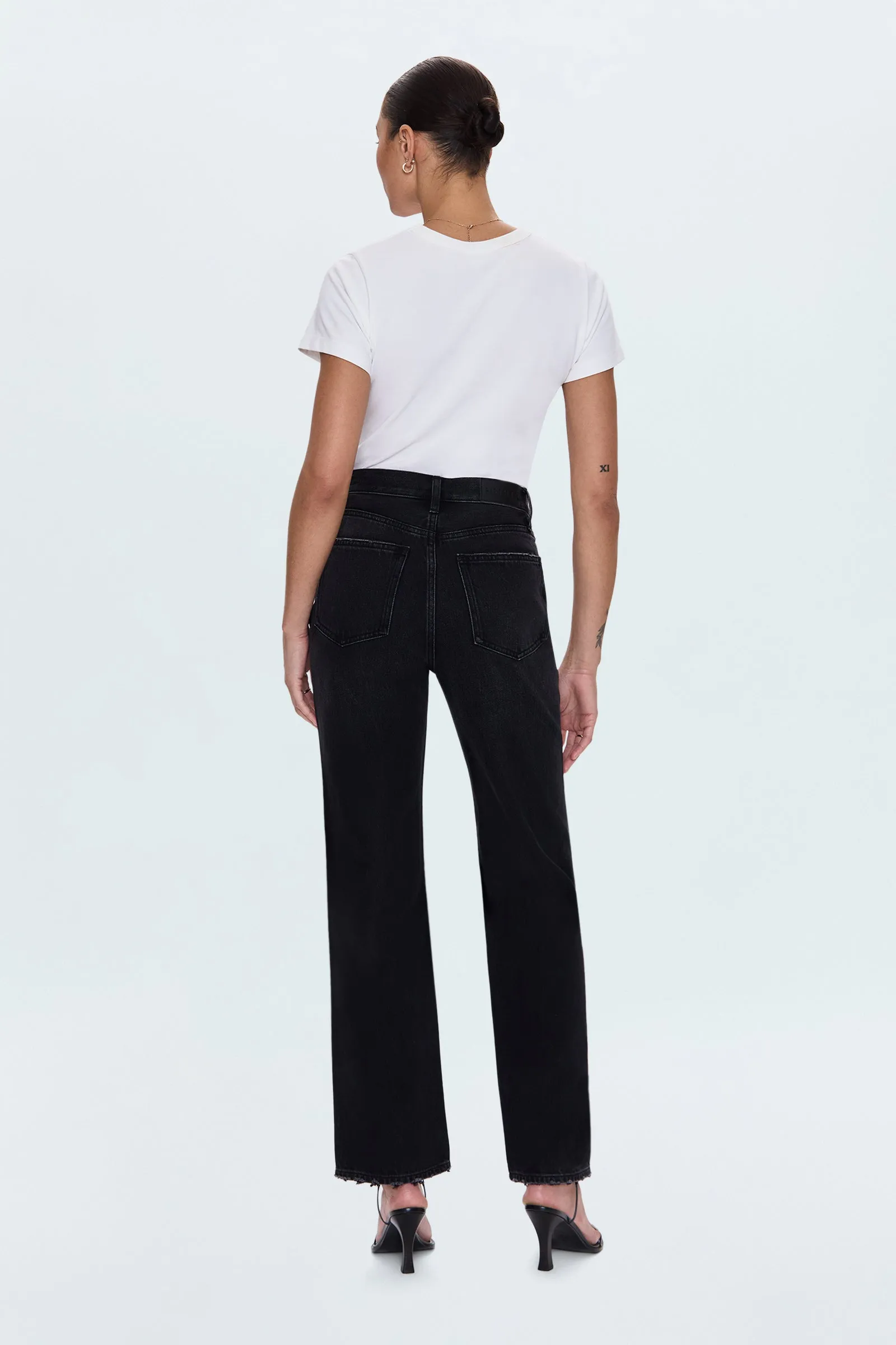 PETITE Cassie Super High Rise Straight Jean - Stormy sold by Pistola product image thumbnail 5