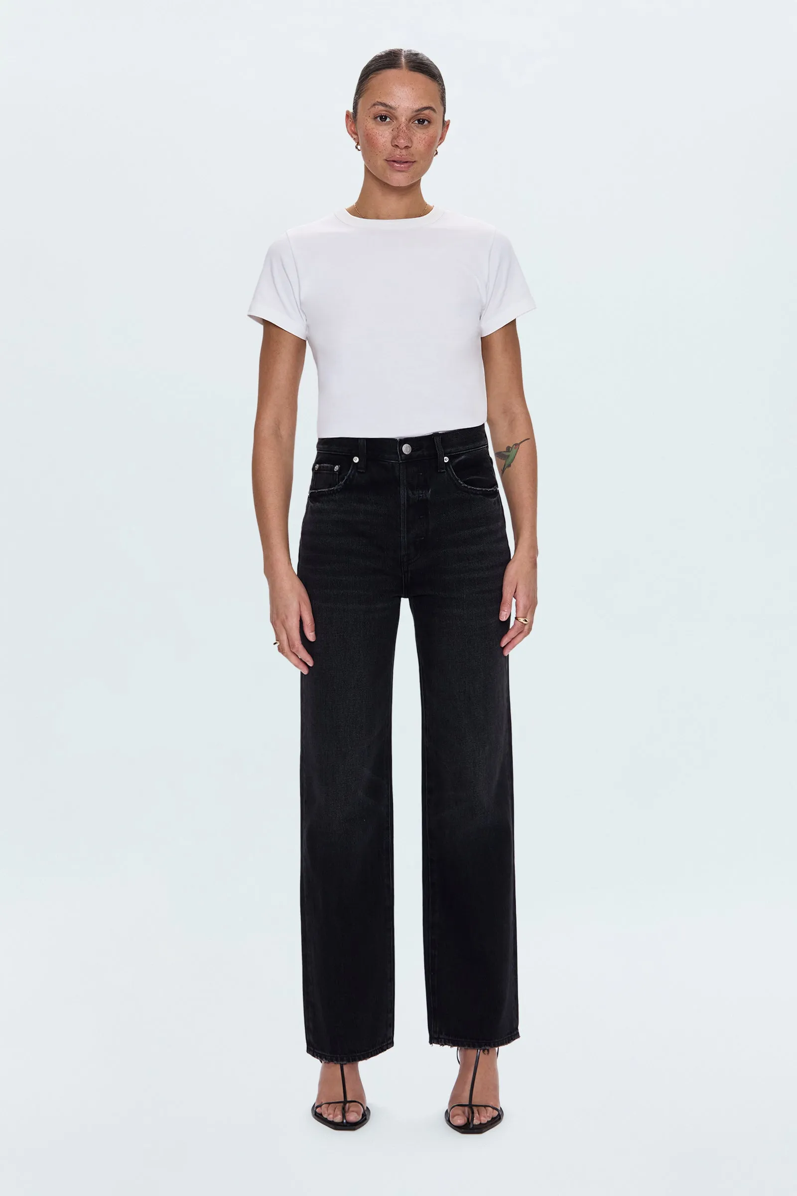 PETITE Cassie Super High Rise Straight Jean - Stormy sold by Pistola product image thumbnail 2