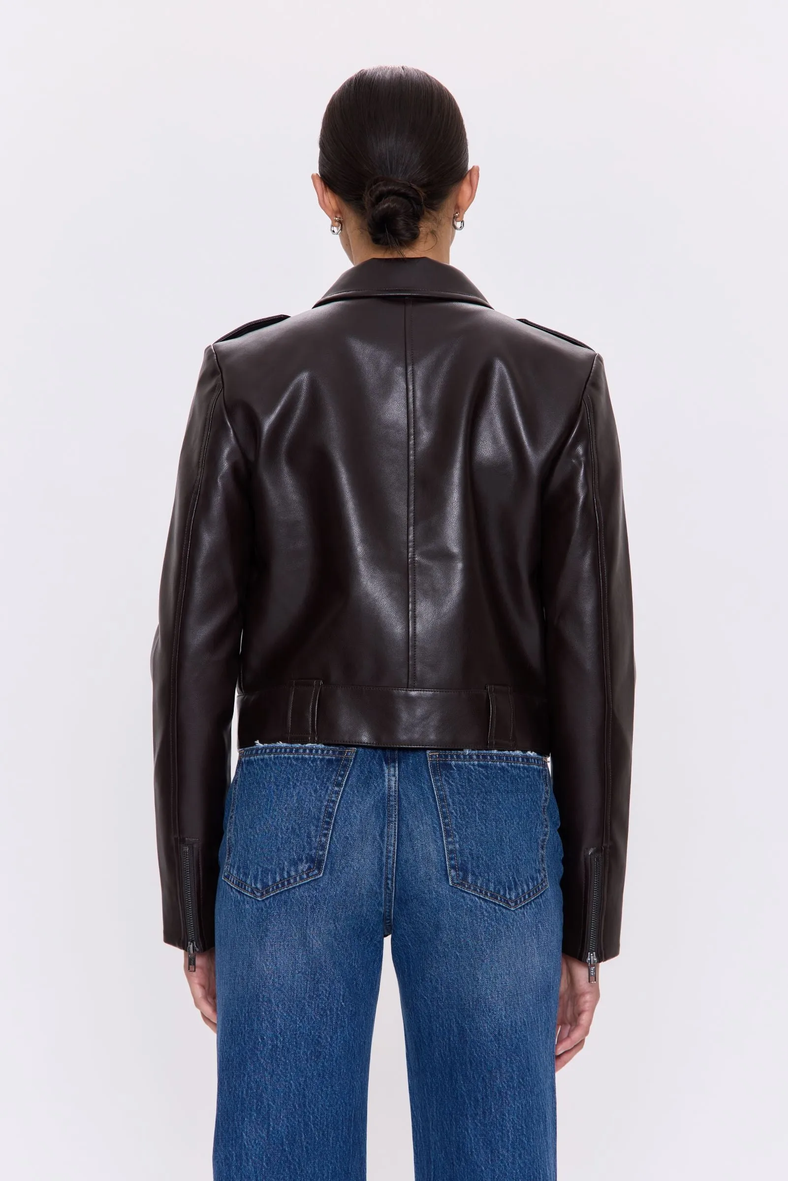 Bex Shrunken Jacket - French Roast sold by Pistola product image thumbnail 3