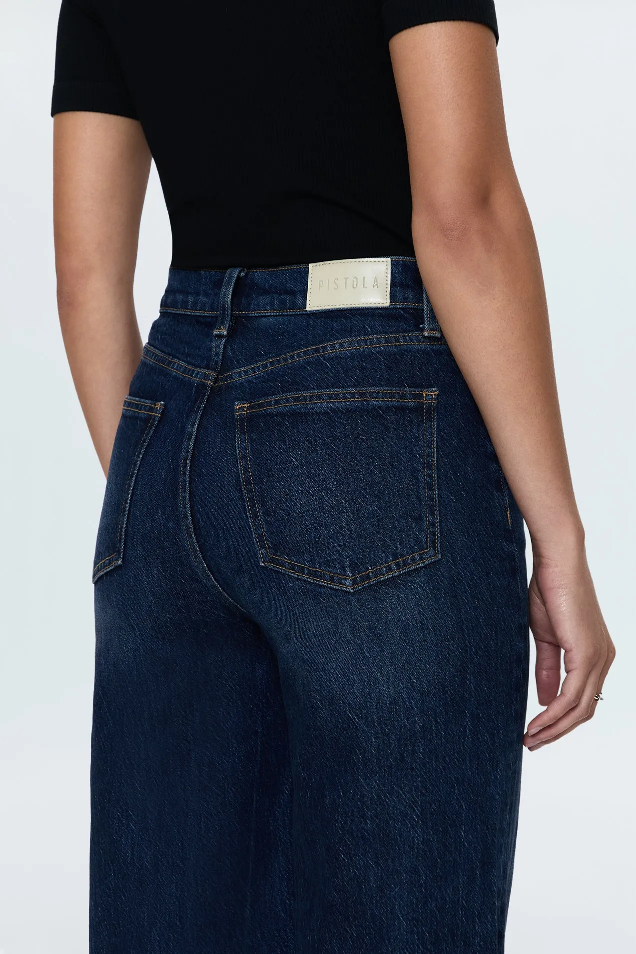 PETITE Lana High Rise Ultra Wide Jean - Elevation sold by Pistola product image thumbnail 4