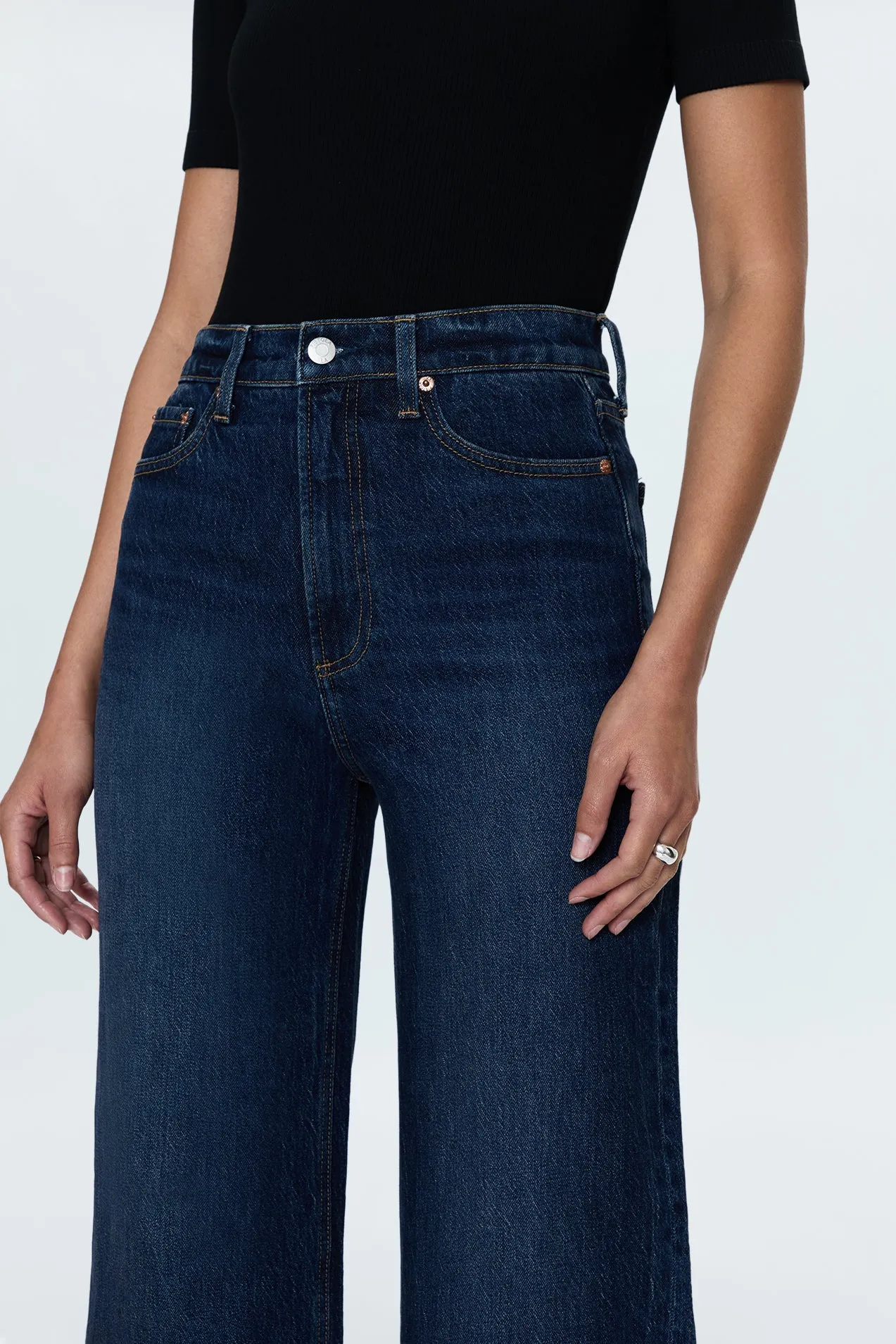PETITE Lana High Rise Ultra Wide Jean - Elevation sold by Pistola product image thumbnail 3