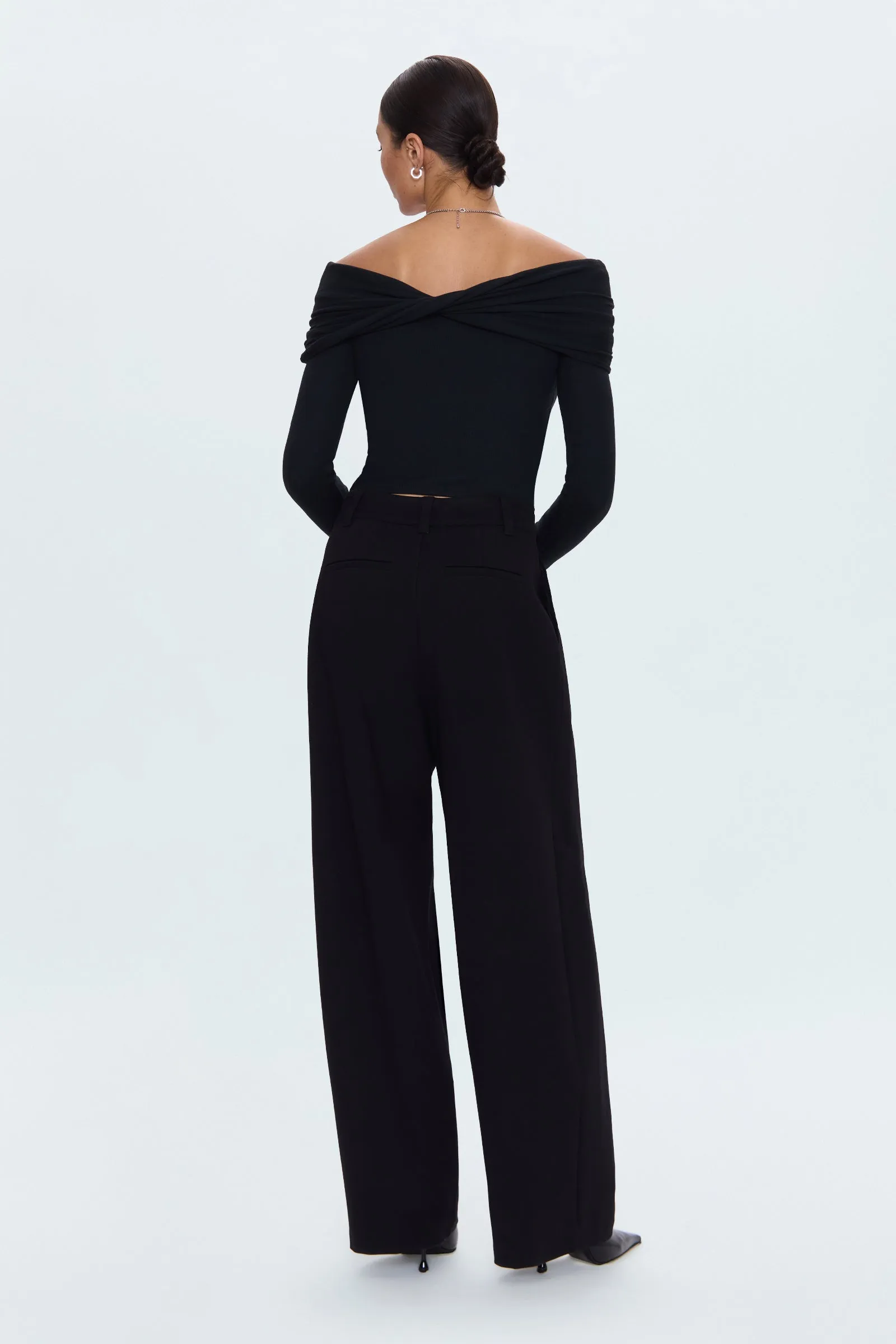Eden Pleated Barrel Trouser - Night Out sold by Pistola product image thumbnail 5