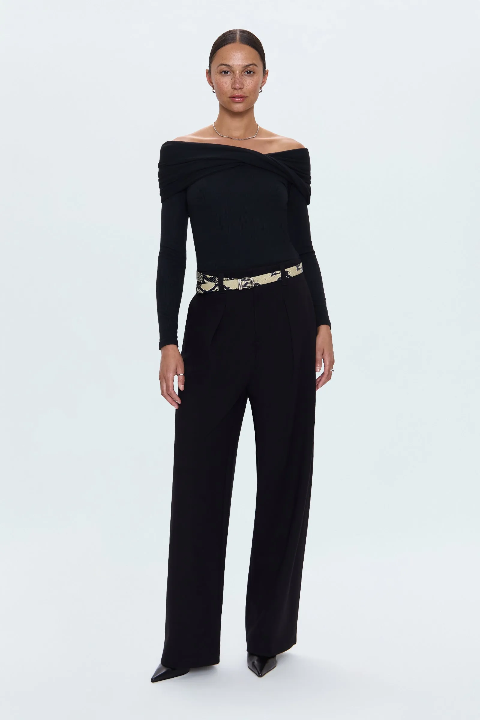 Eden Pleated Barrel Trouser - Night Out sold by Pistola product image thumbnail 3