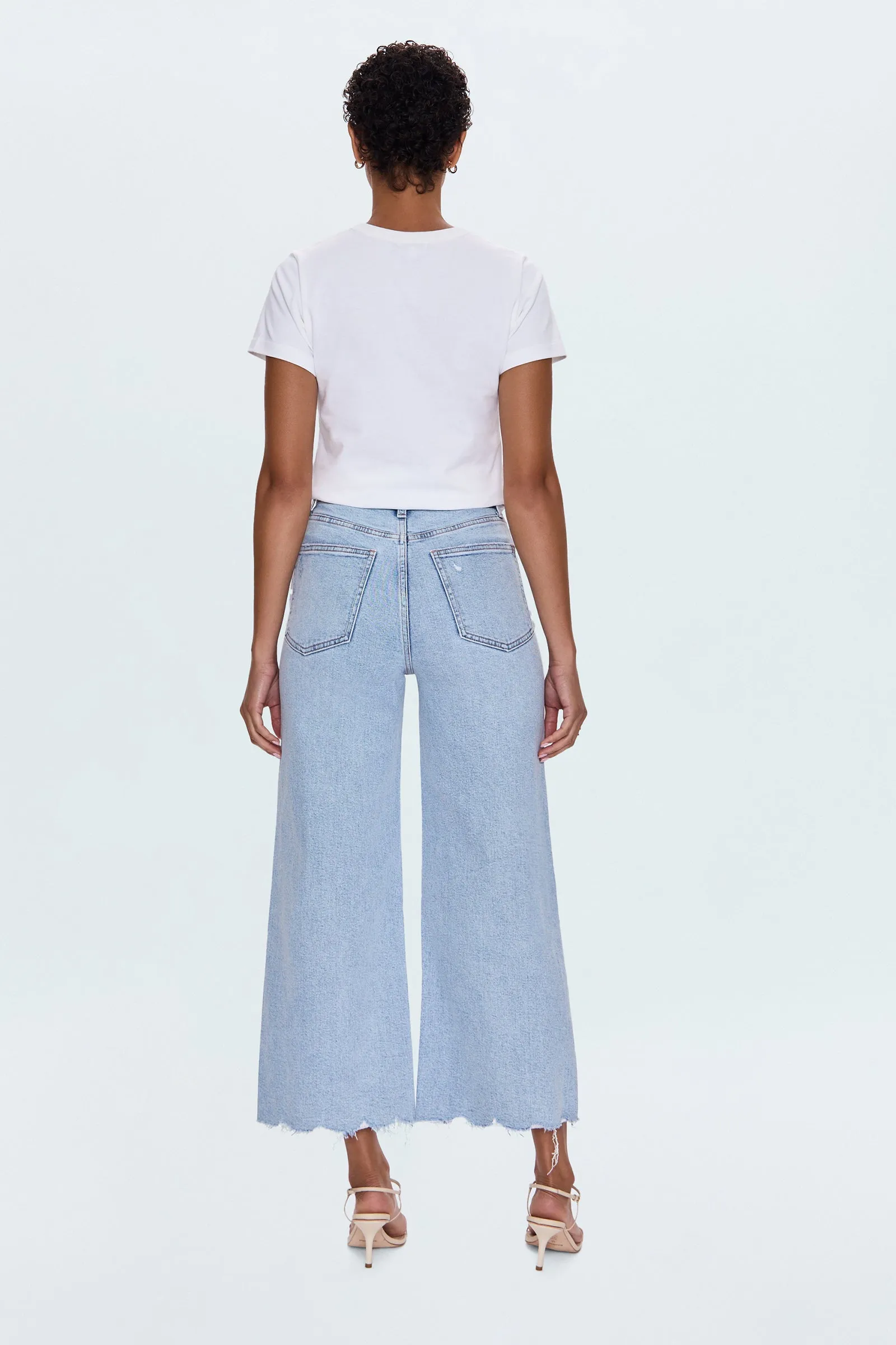 PETITE Lana High Rise Ultra Wide Leg Jean - Sun-Kissed Vintage sold by Pistola product image thumbnail 4