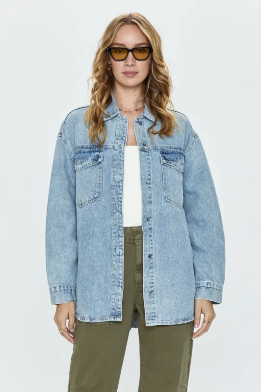 Mandy Oversized Shacket - Paloma sold by pistola
