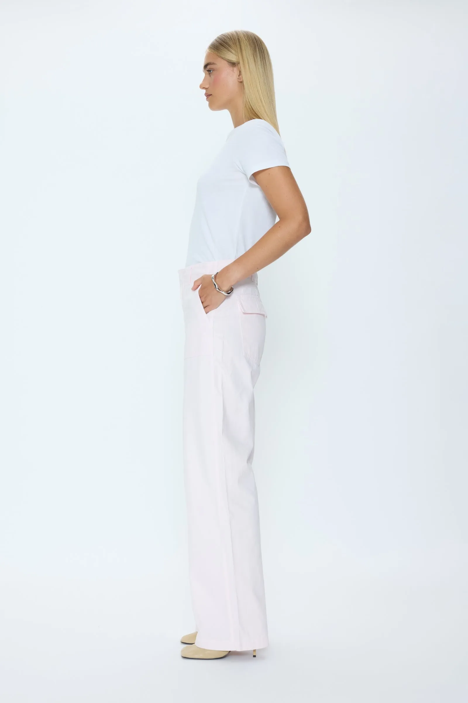 Wren Relaxed Straight Utility Pant - Ice Pink sold by Pistola product image thumbnail 3