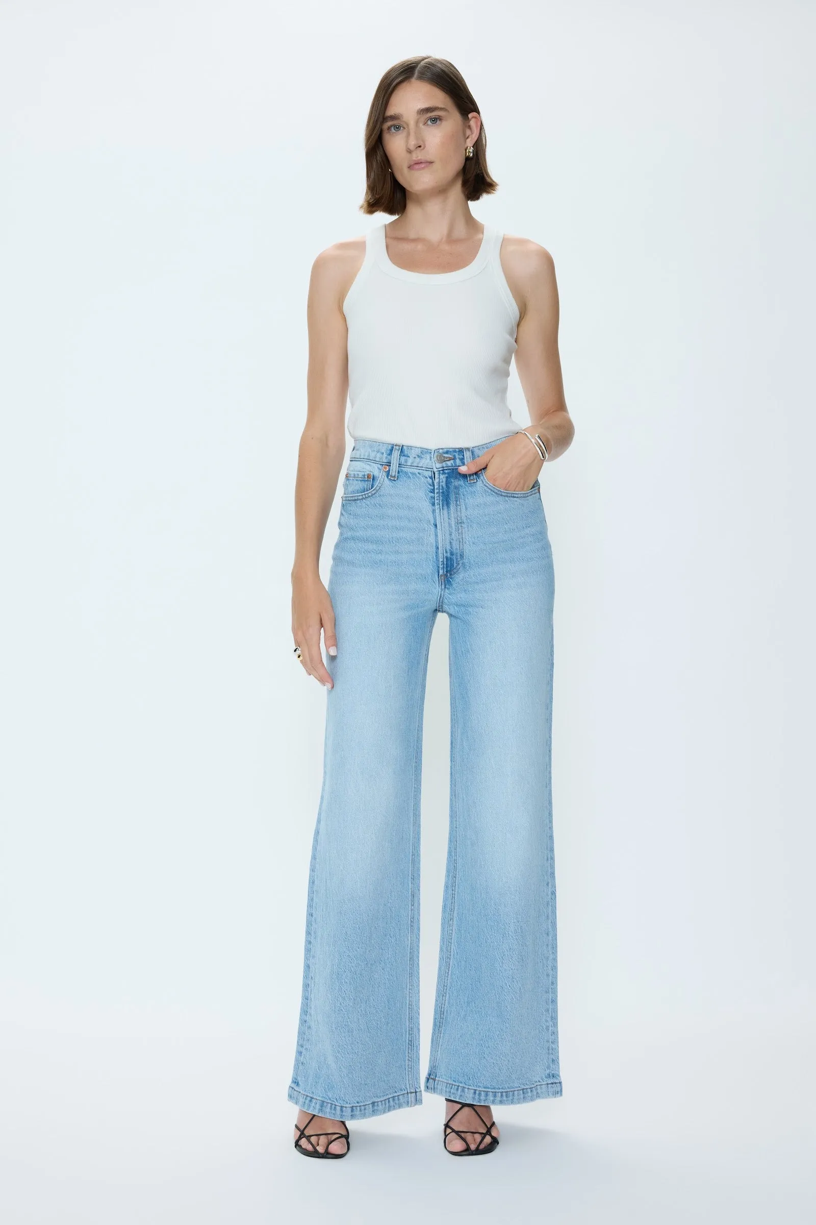 Lana High Rise Ultra Wide Leg Jean - Perspective sold by Pistola