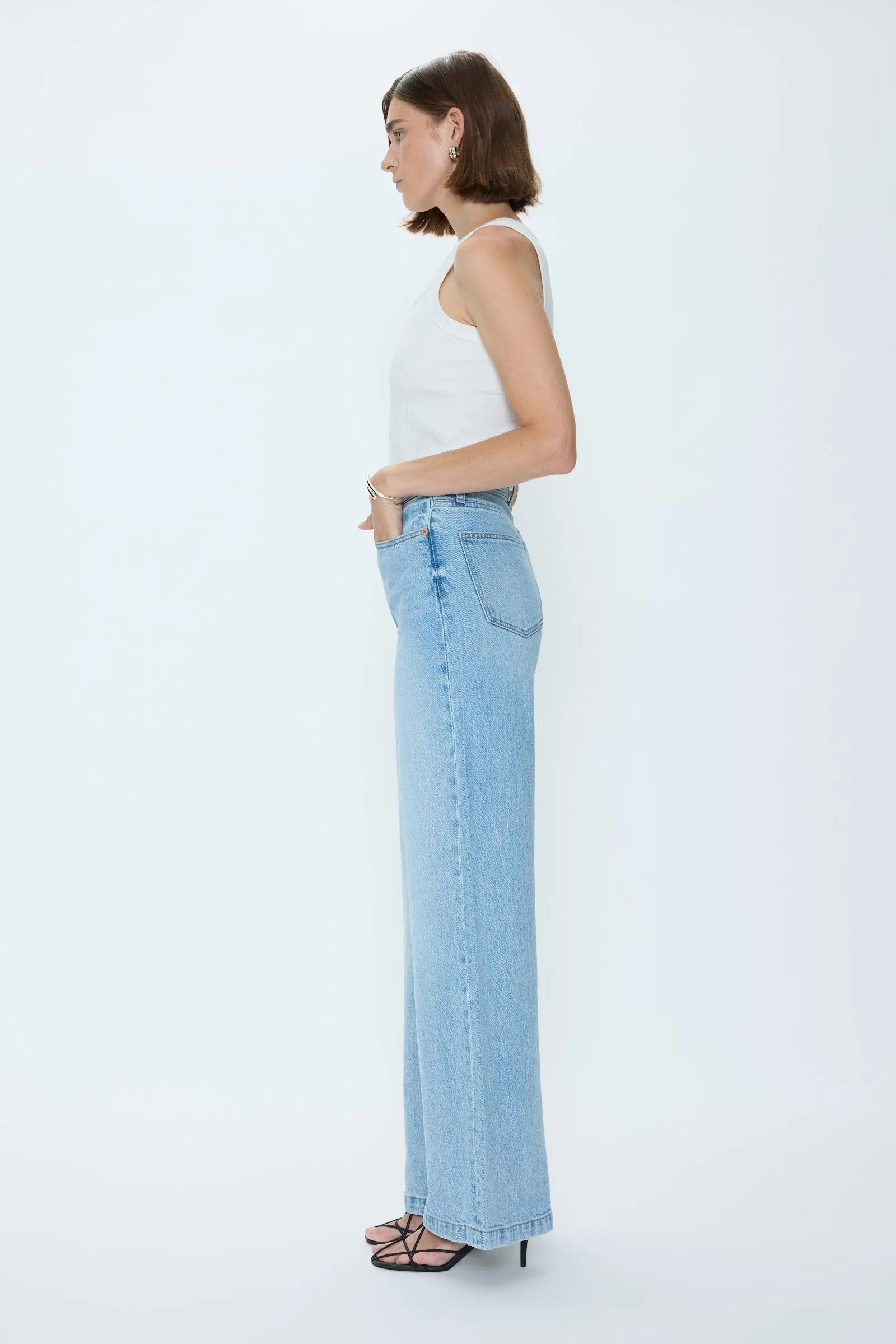 Lana High Rise Ultra Wide Leg Jean - Perspective sold by Pistola product image thumbnail 2