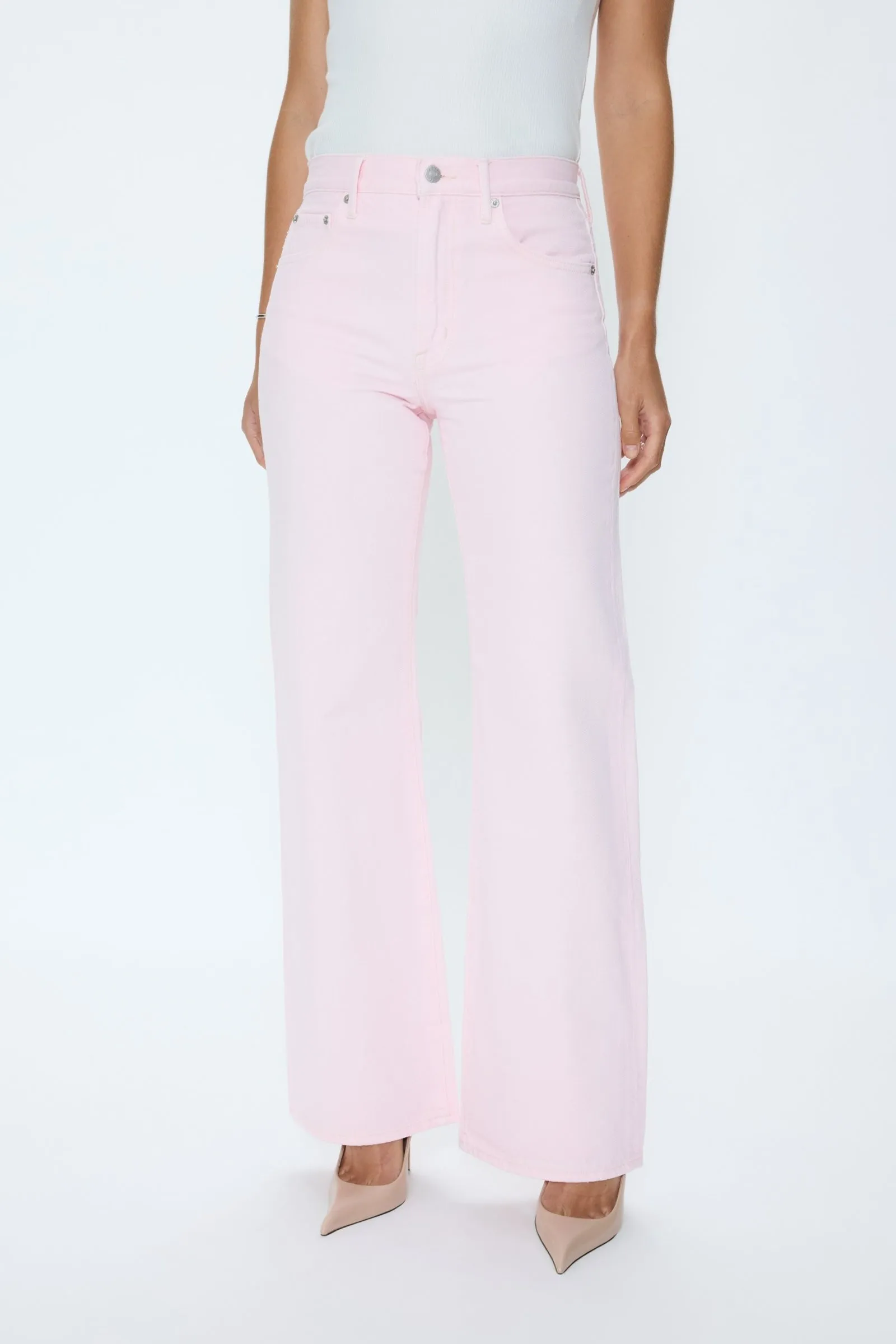 Larsen Relaxed Flare Jean - Blush sold by Pistola product image thumbnail 4