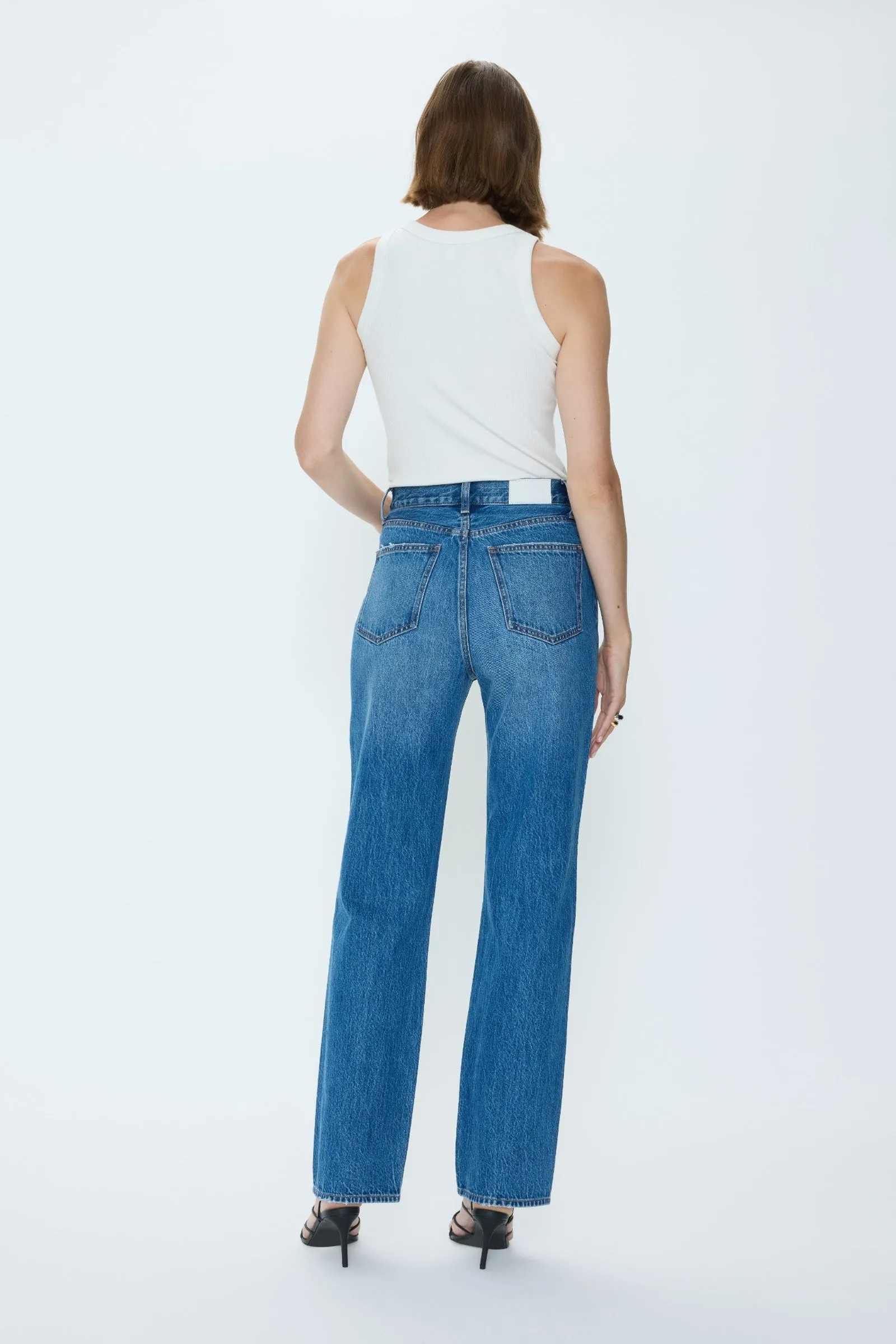 Cassie Super High Rise Straight Jean - Capri sold by Pistola product image thumbnail 3