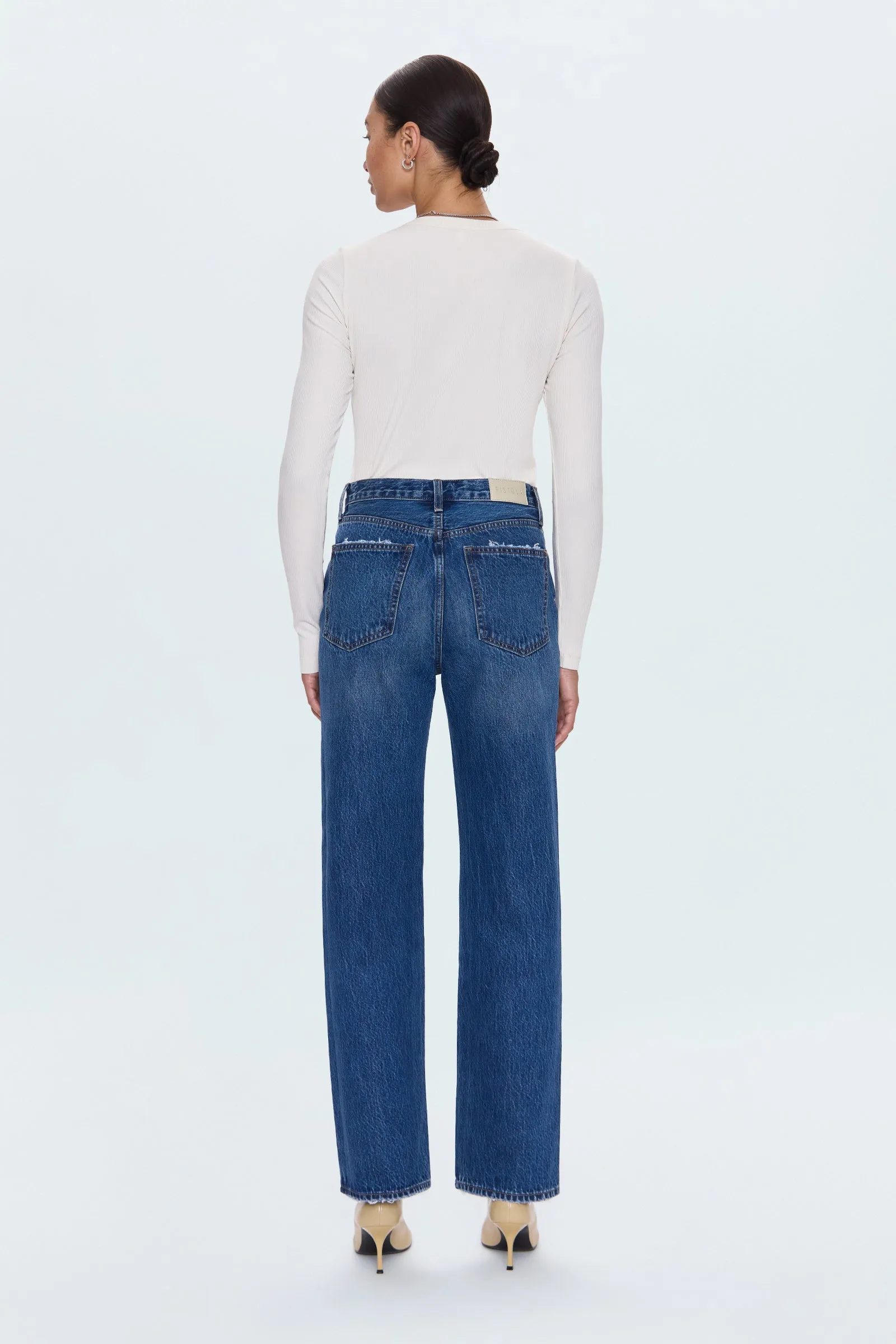 Cassie Super High Rise Straight Jean - Cameo Vintage sold by Pistola product image thumbnail 5