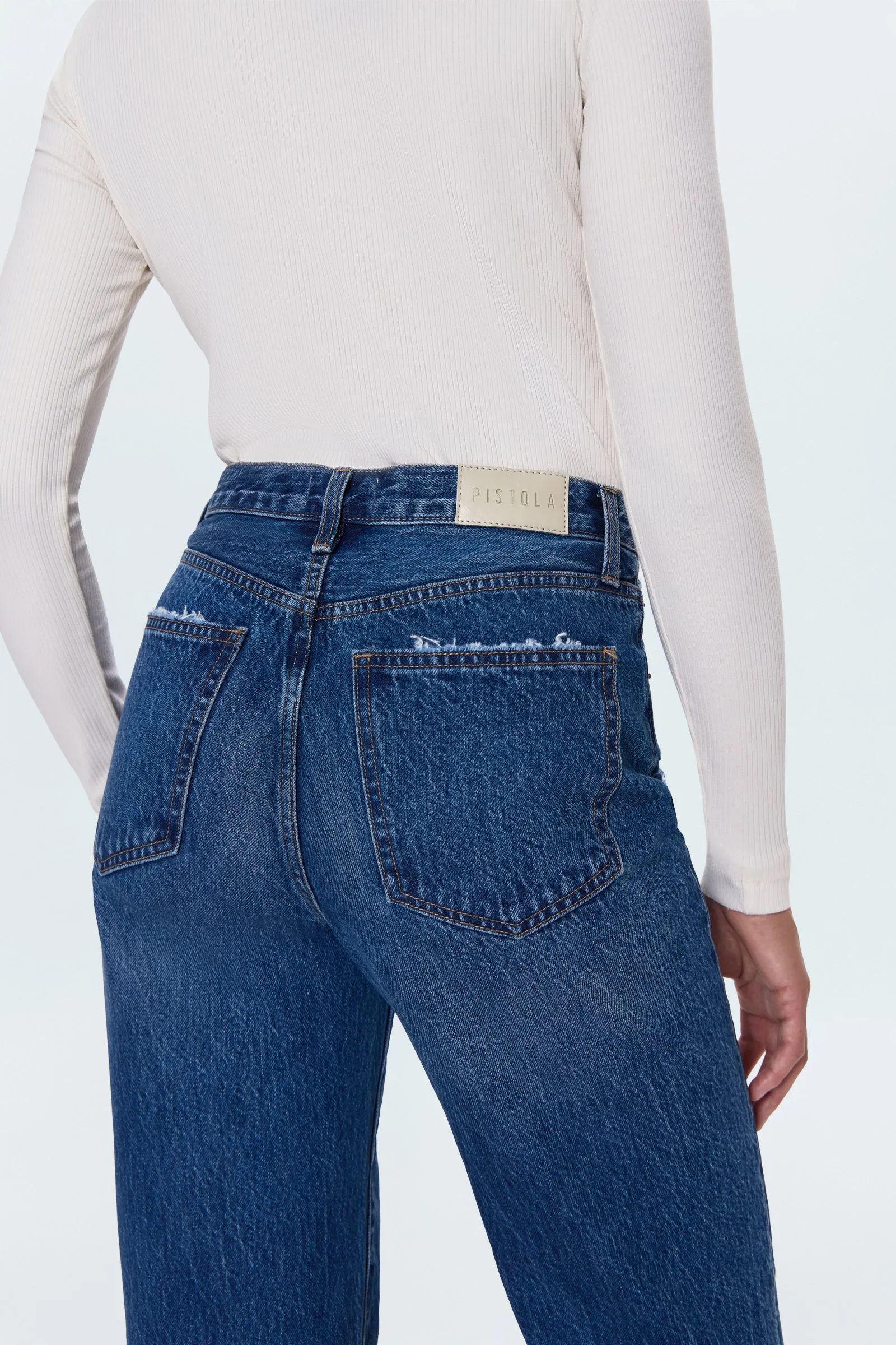 Cassie Super High Rise Straight Jean - Cameo Vintage sold by Pistola product image thumbnail 3