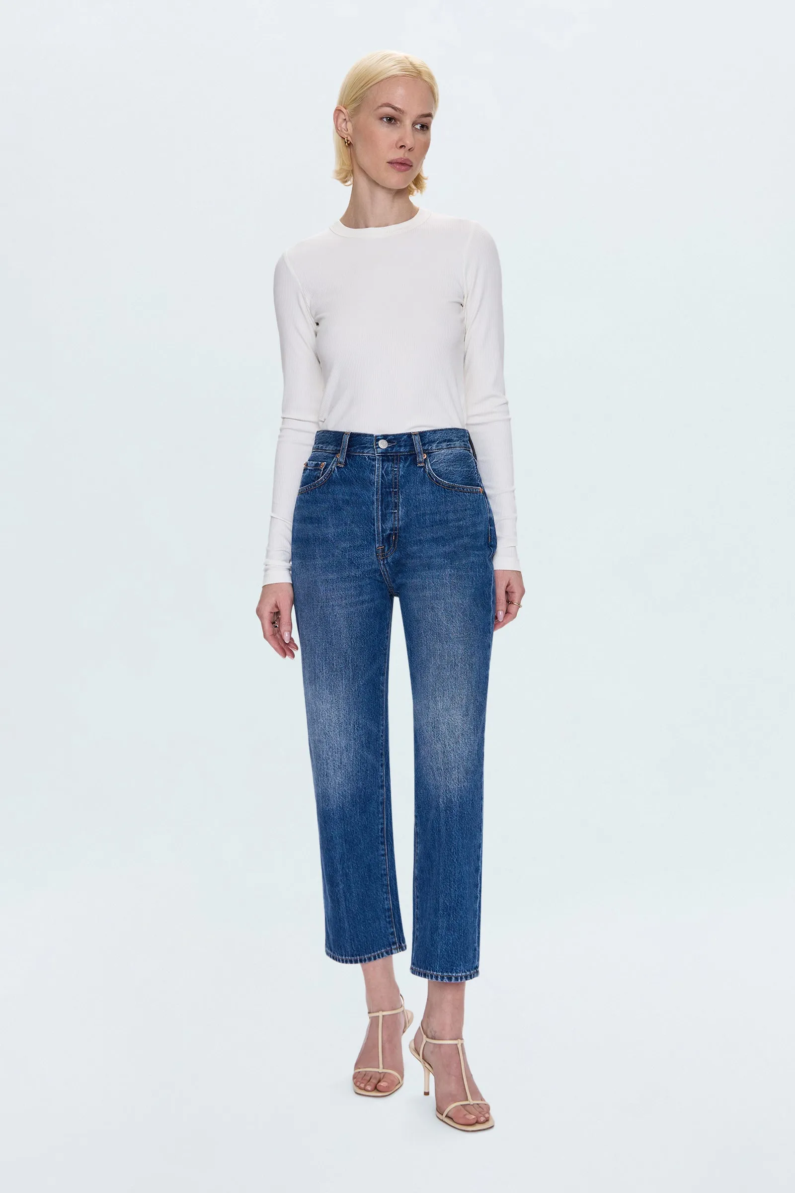 Cassie Super High Rise Straight Jean - Fairview sold by Pistola