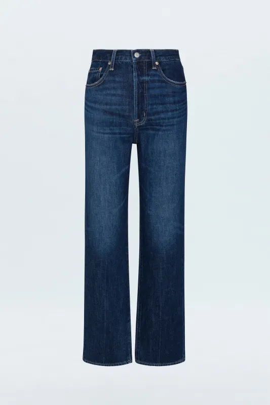 PETITE Cassie Super High Rise Straight Jean - Cultivate sold by Pistola