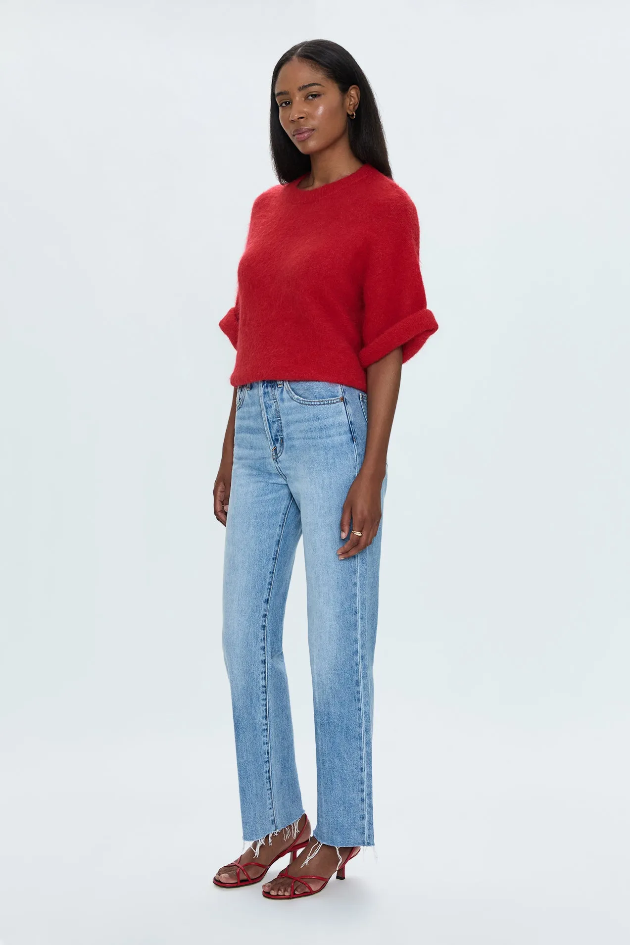 Cassie Super High Rise Straight Jean - Savvy Vintage sold by Pistola product image thumbnail 5