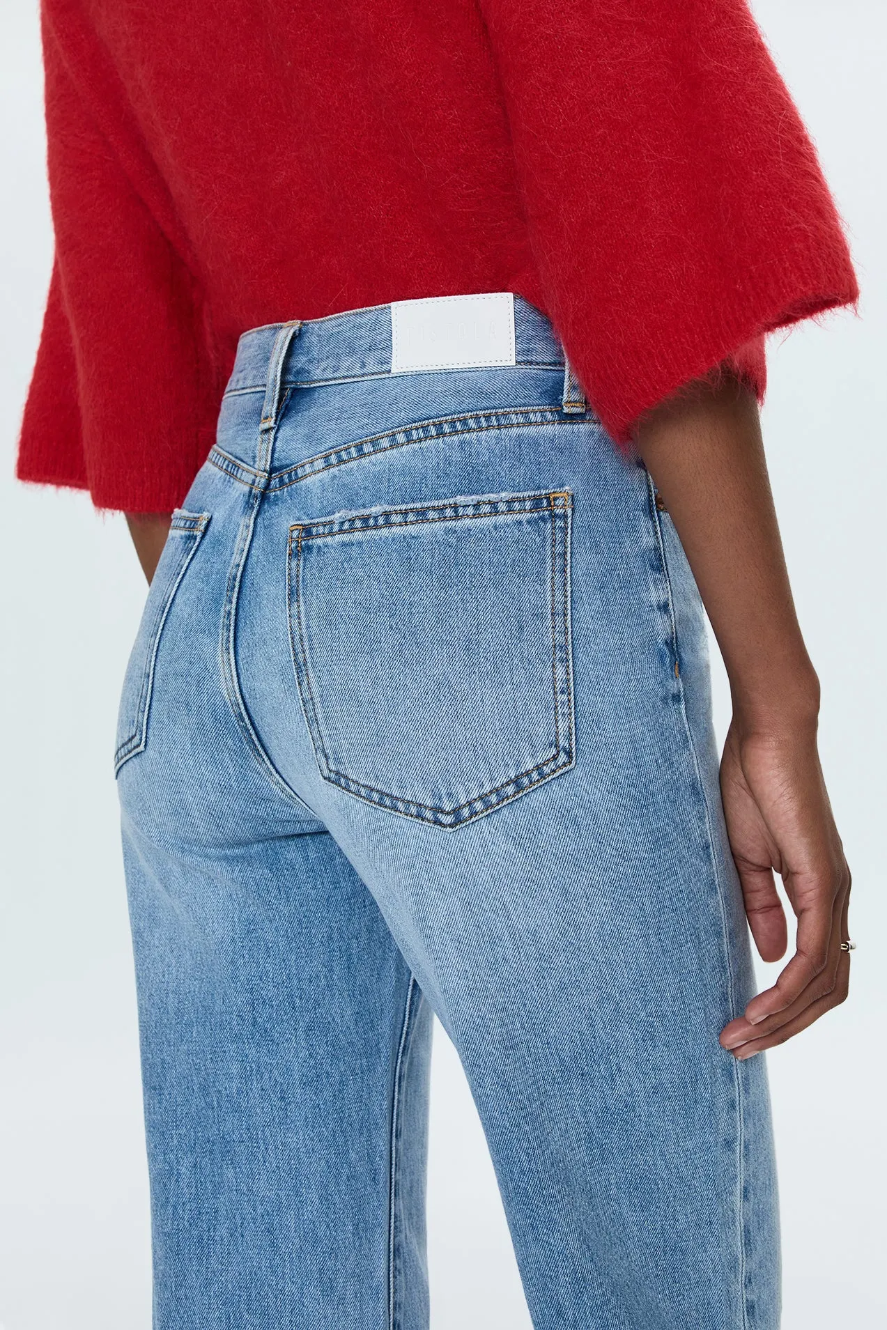 Cassie Super High Rise Straight Jean - Savvy Vintage sold by Pistola product image thumbnail 4