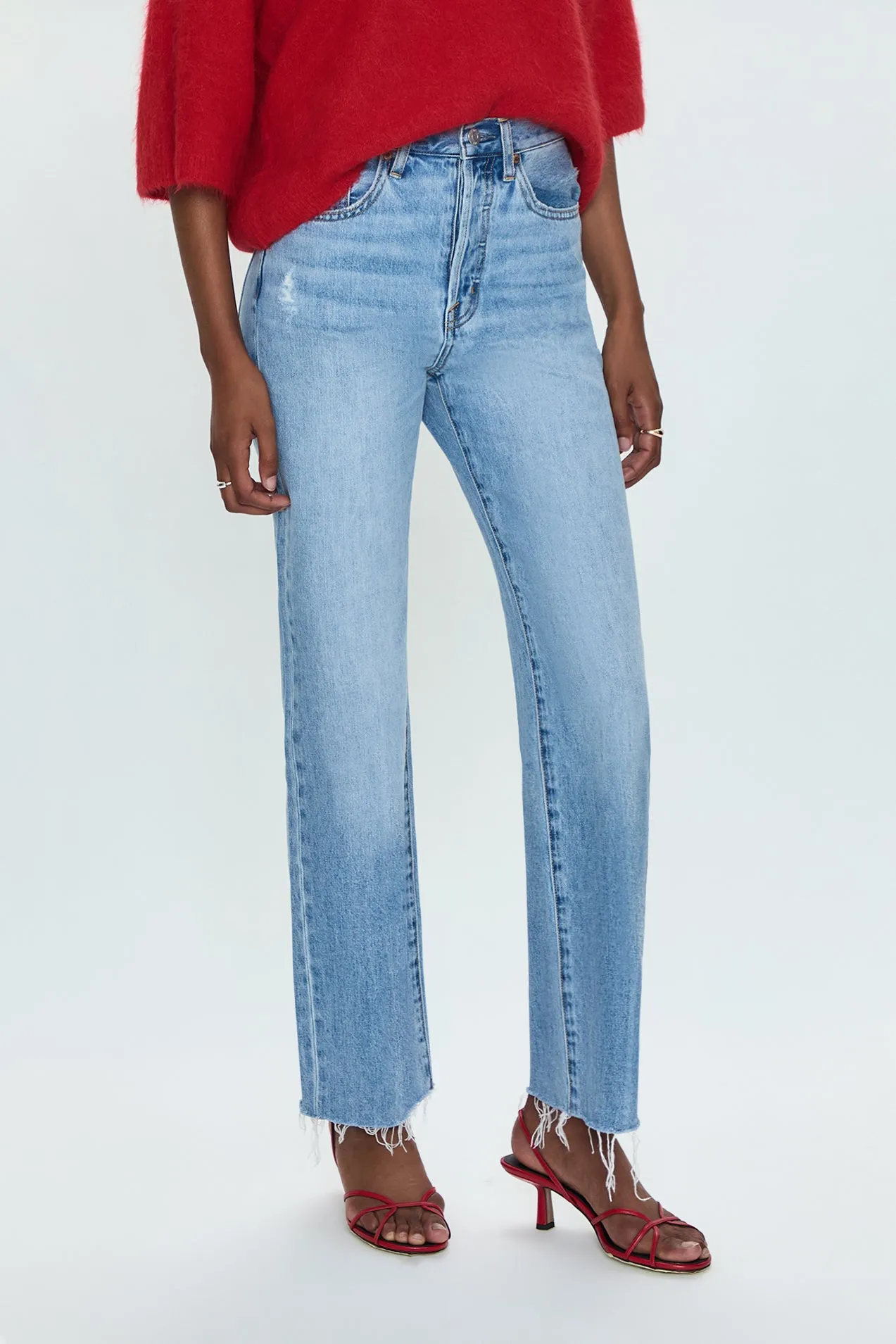 Cassie Super High Rise Straight Jean - Savvy Vintage sold by Pistola product image thumbnail 2
