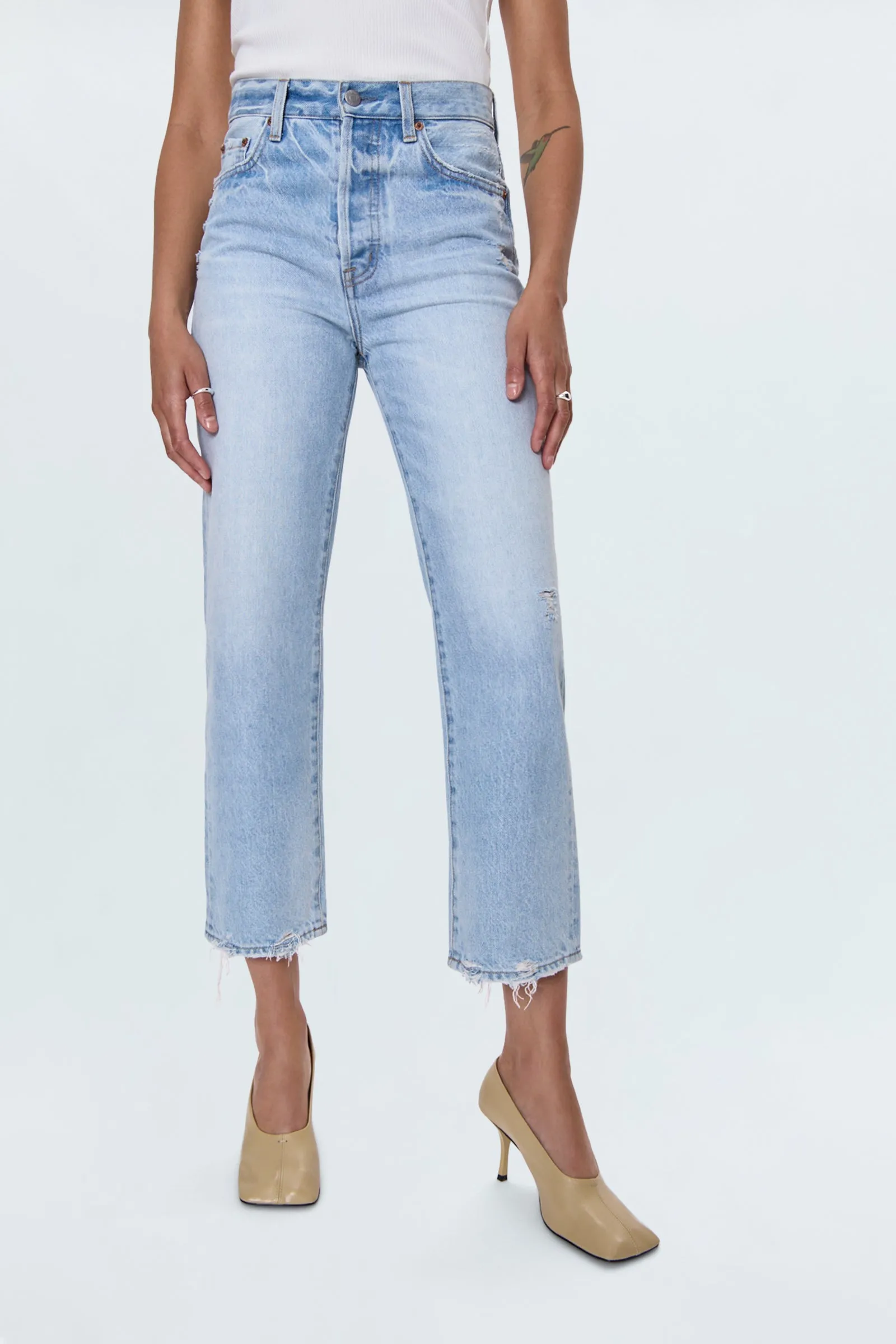Cassie Super High Rise Straight Jean - Radiant Vintage sold by Pistola product image thumbnail 3