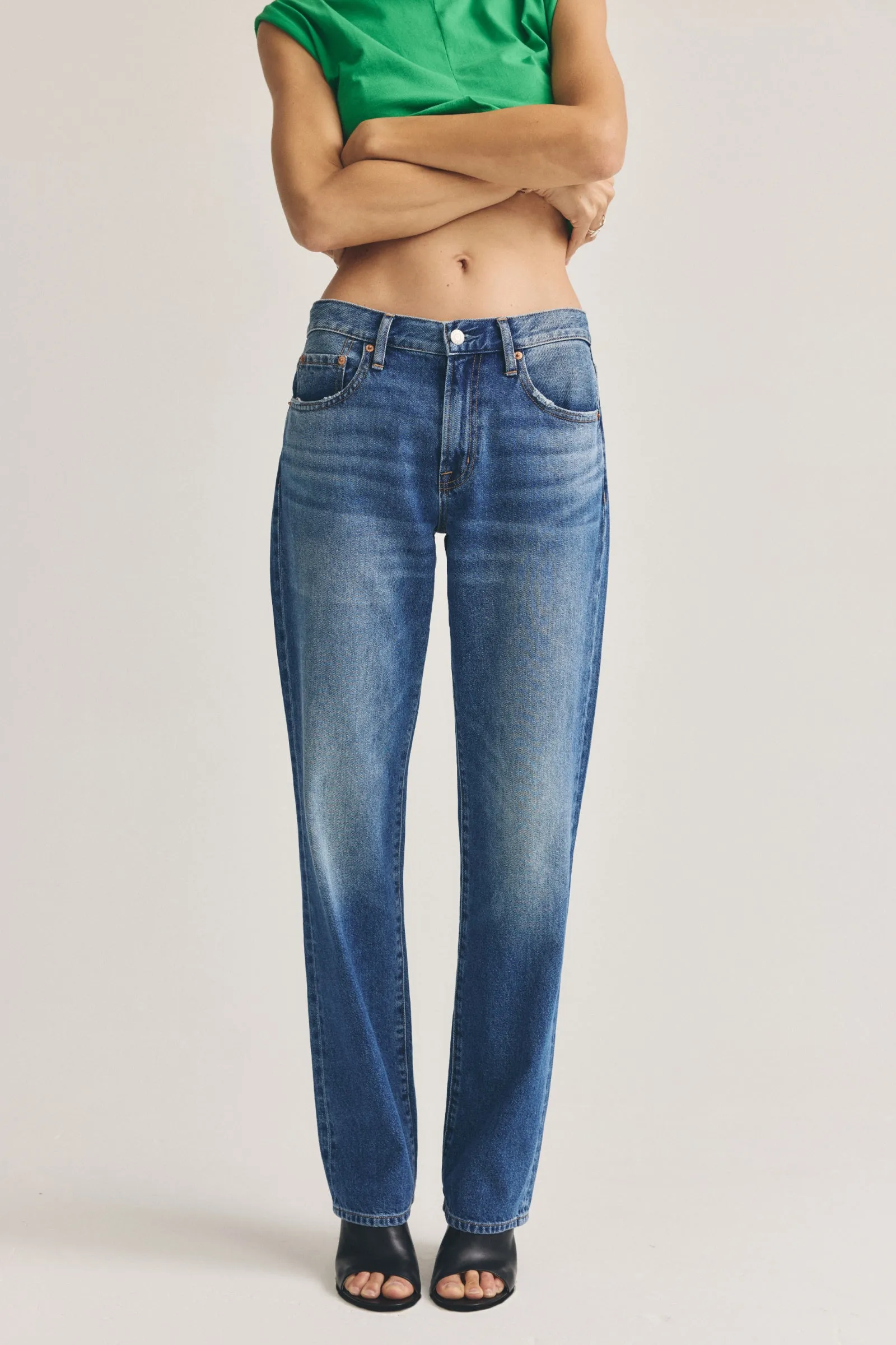 Issa Mid Rise Relaxed Straight Jean - Sorensen sold by Pistola product image thumbnail 3