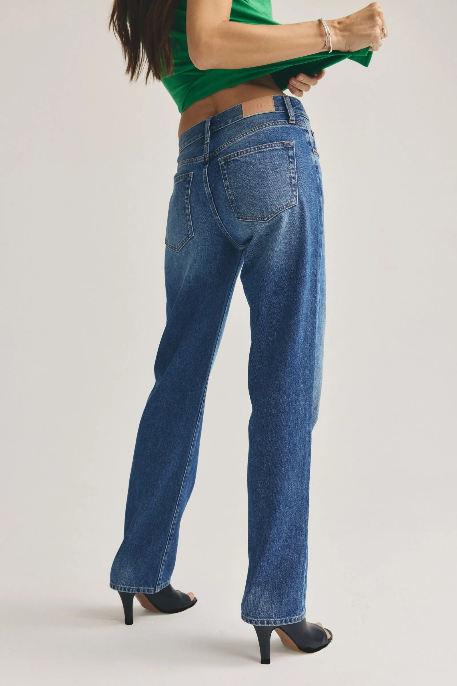 Issa Mid Rise Relaxed Straight Jean - Sorensen sold by Pistola product image thumbnail 5