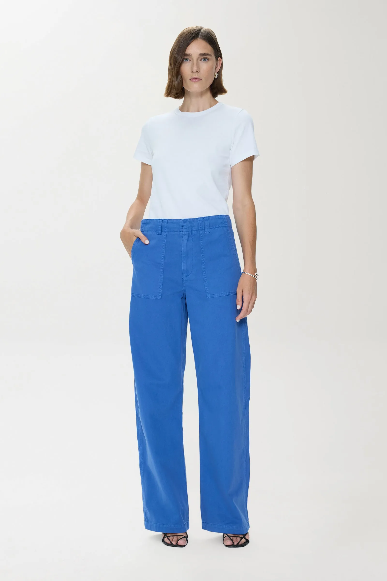 Wren Relaxed Straight Utility - Ciel sold by Pistola