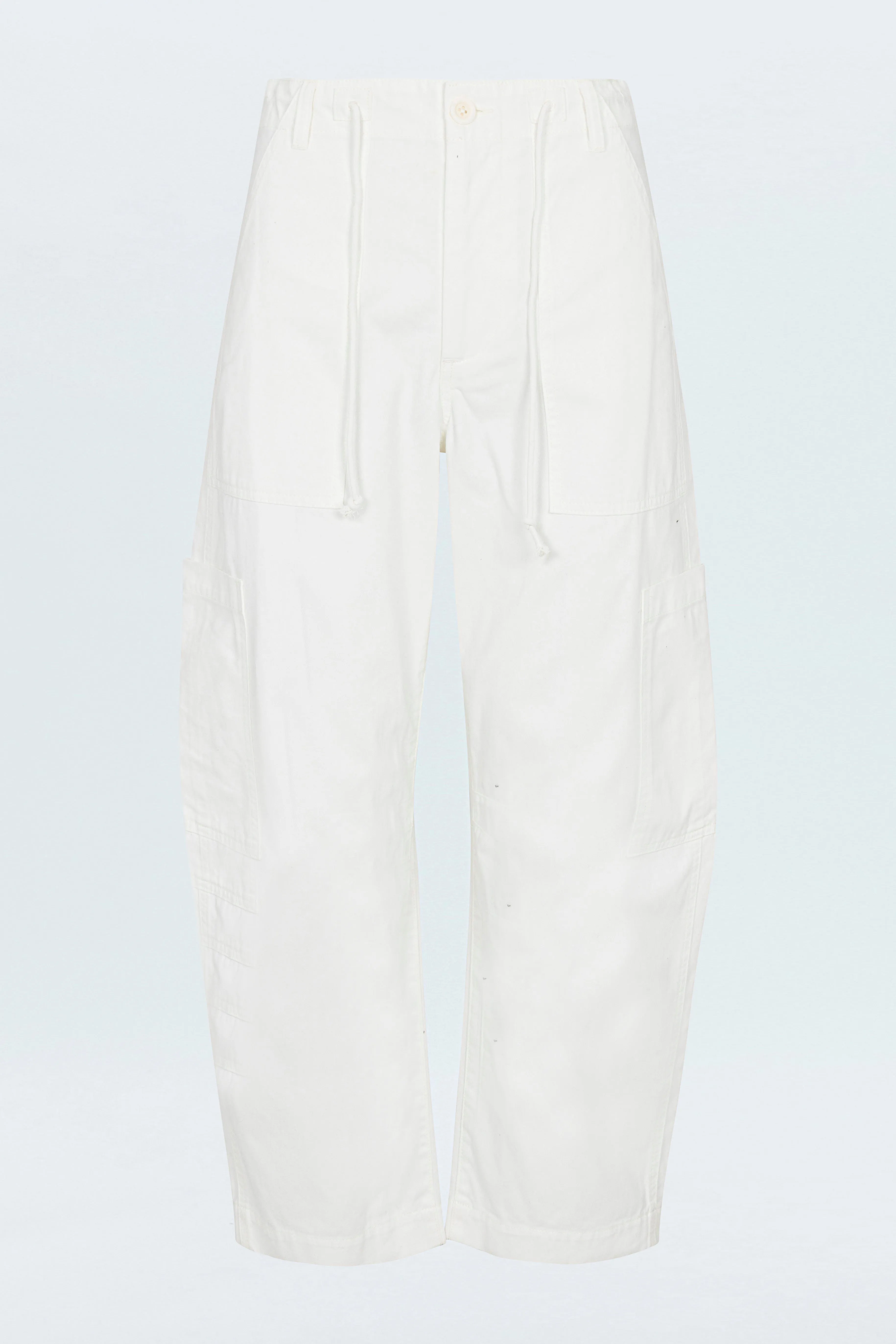 PETITE Sabrina Curved Utility Pants - White sold by Pistola
