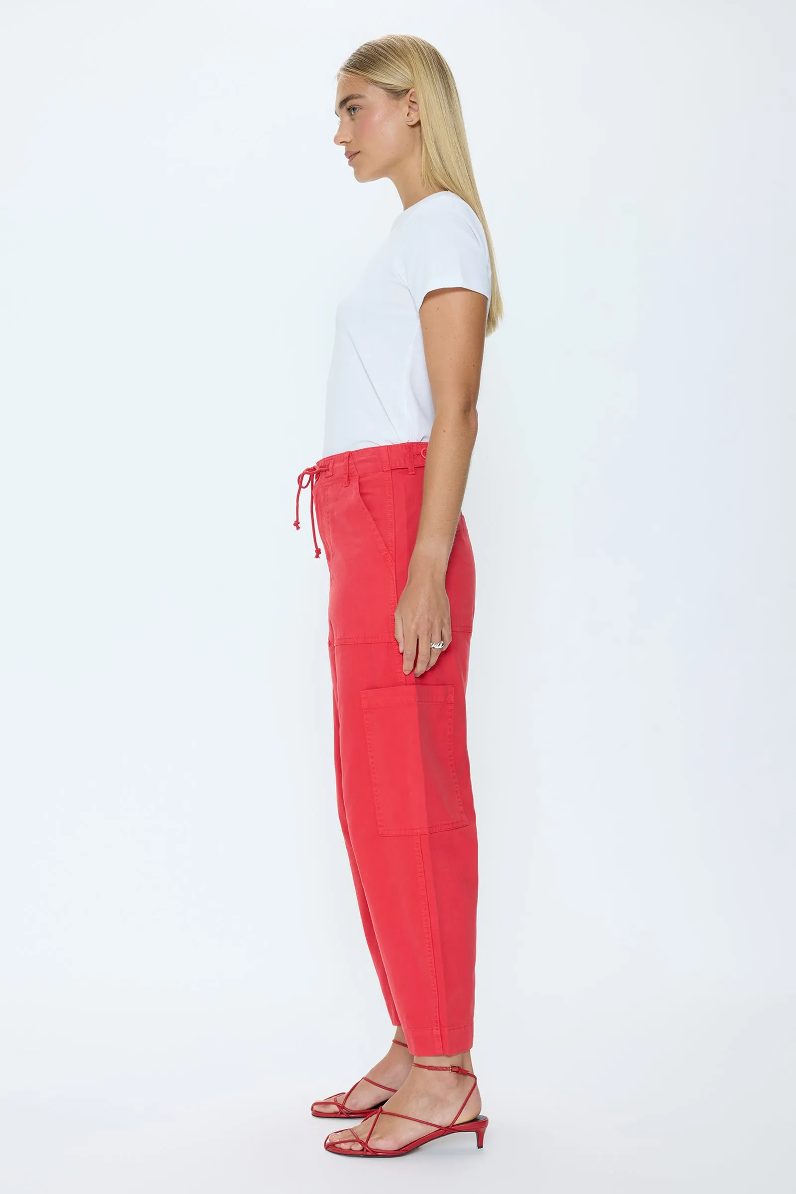 Sabrina Curved Utility Pant - Maraschino sold by Pistola product image thumbnail 3