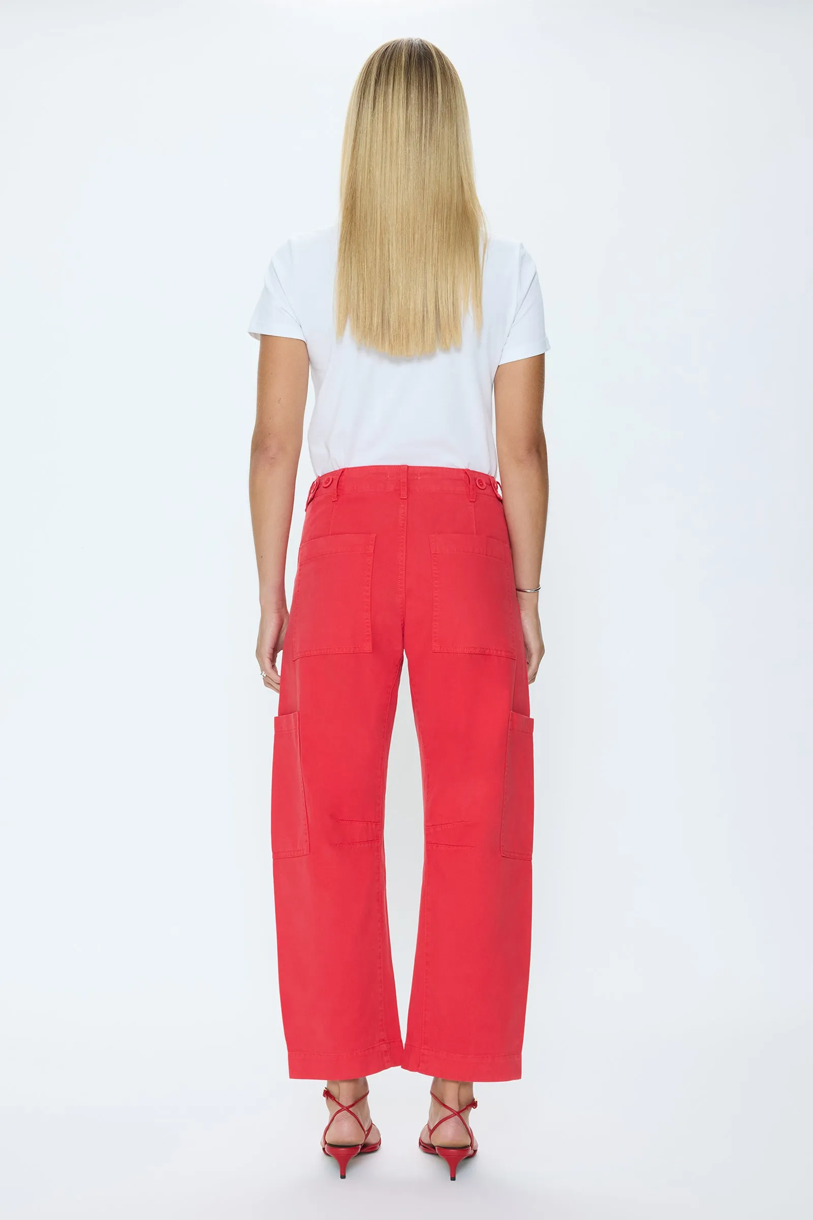 Sabrina Curved Utility Pant - Maraschino sold by Pistola product image thumbnail 4