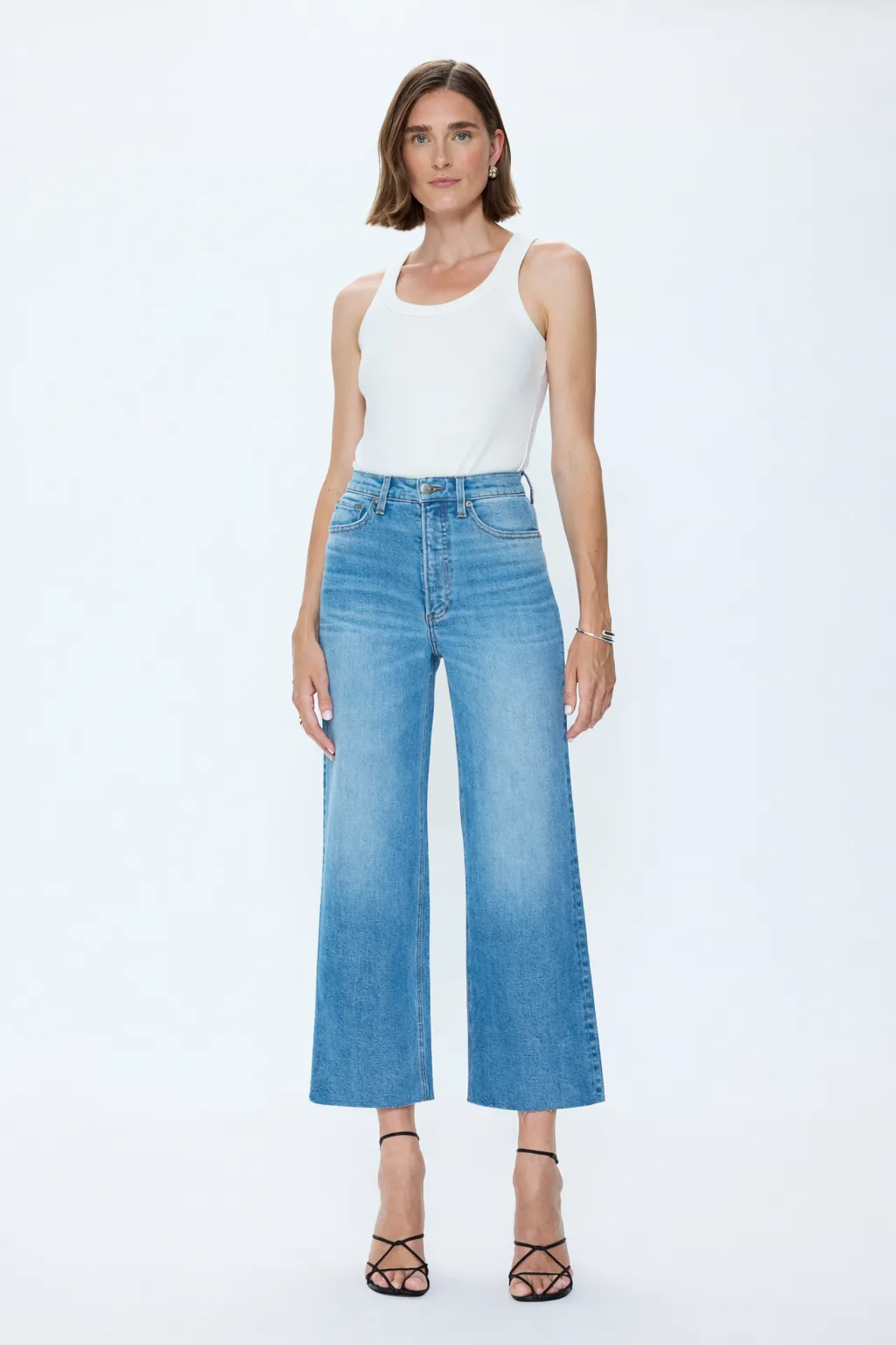 Lana Crop High Rise Ultra Wide Leg - Wild Heart sold by Pistola