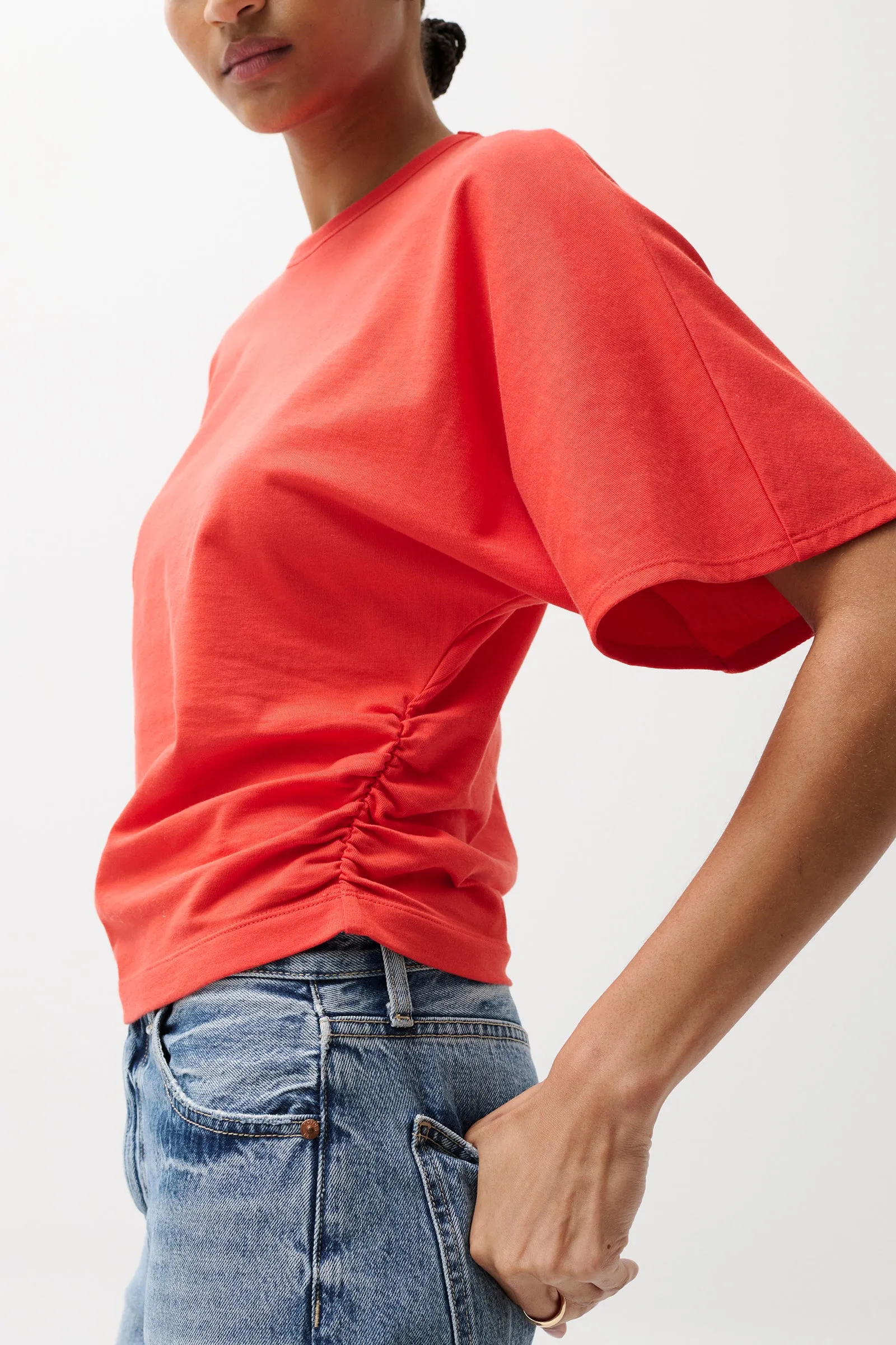 Veronica Sleeve Fitted Tee - Syrah sold by Pistola product image thumbnail 2