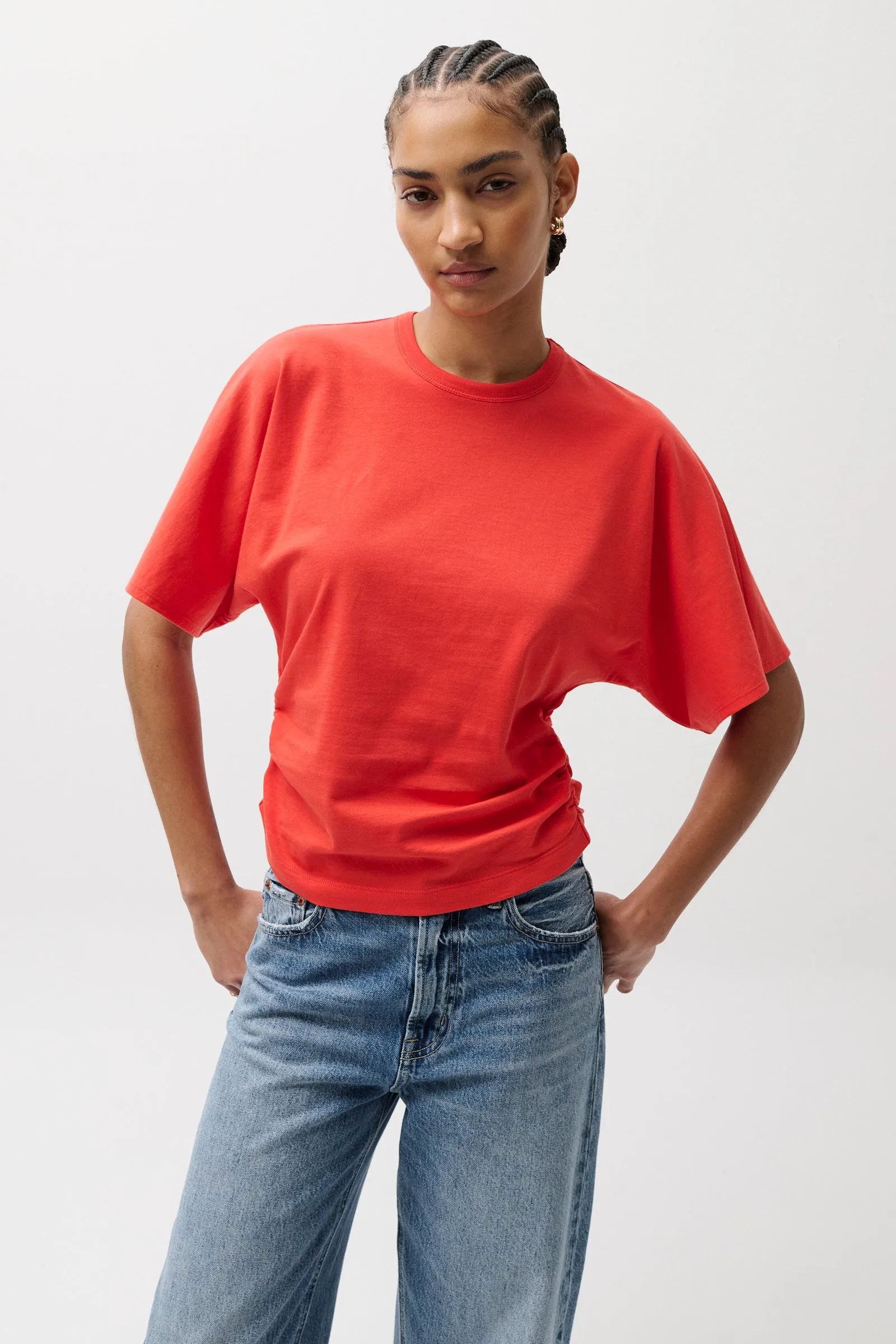 Veronica Sleeve Fitted Tee - Syrah sold by Pistola product image thumbnail 3