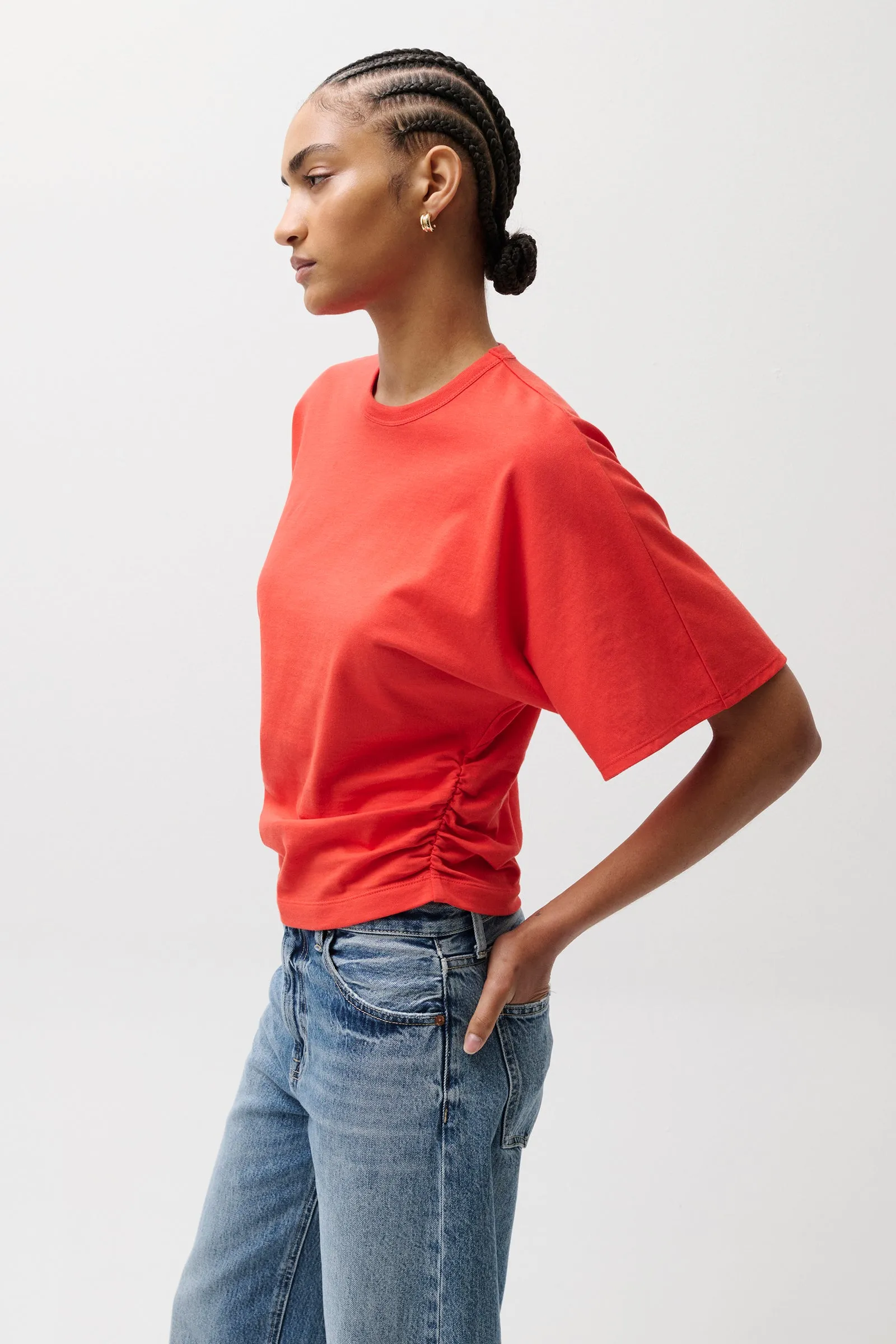 Veronica Sleeve Fitted Tee - Syrah sold by Pistola product image thumbnail 4