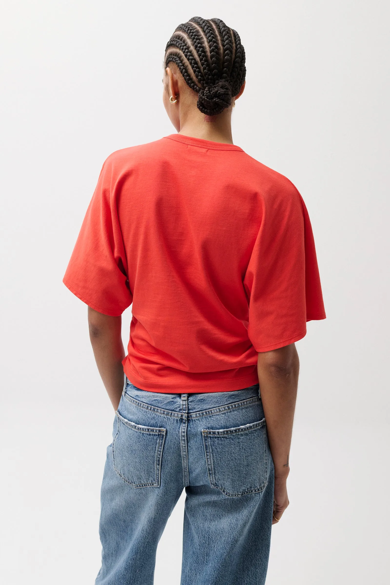 Veronica Sleeve Fitted Tee - Syrah sold by Pistola product image thumbnail 5