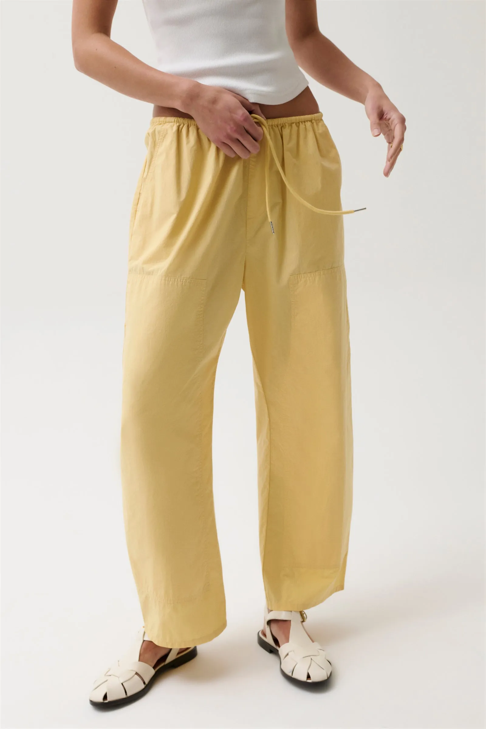 Theo Poplin Pant - Light Turmeric sold by Pistola product image thumbnail 4