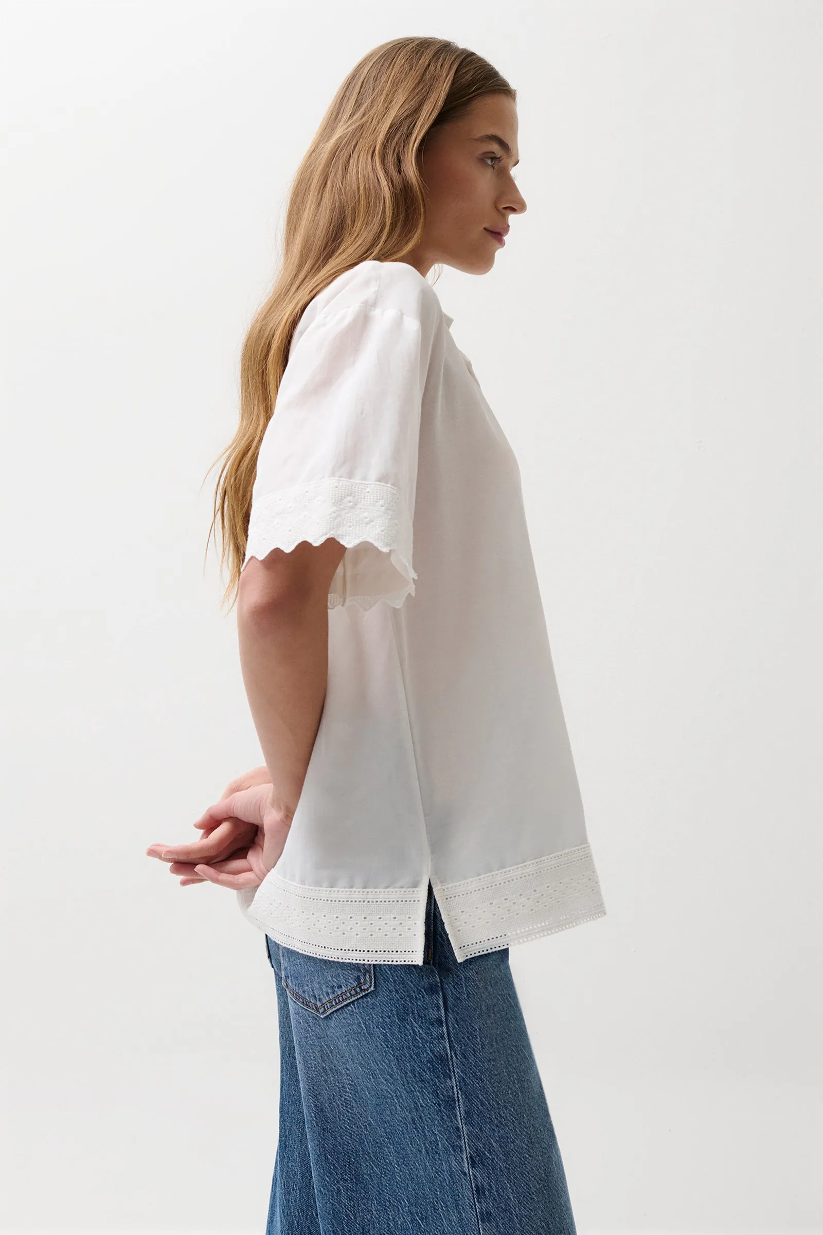 Maliah Camp Shirt - Soft White sold by Pistola product image thumbnail 3