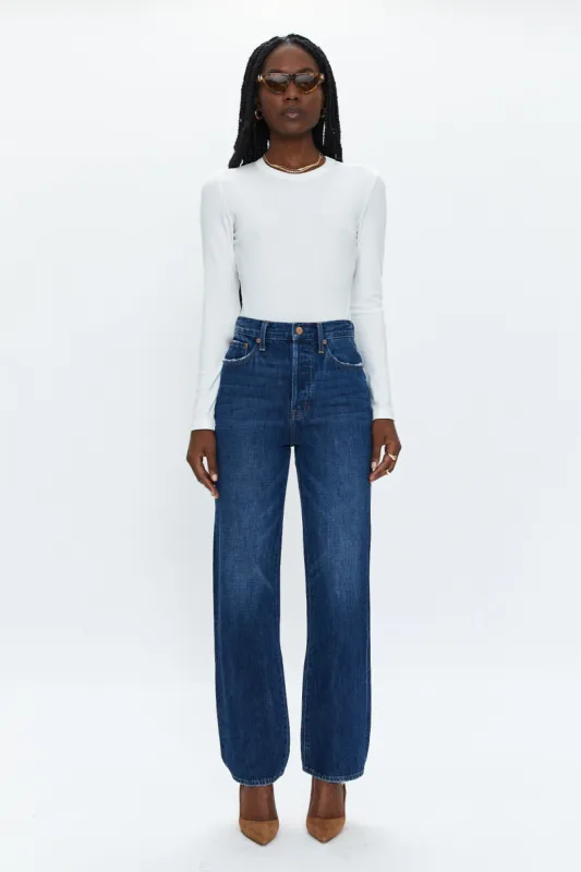 Cassie Super High Rise Straight - Eton sold by pistola